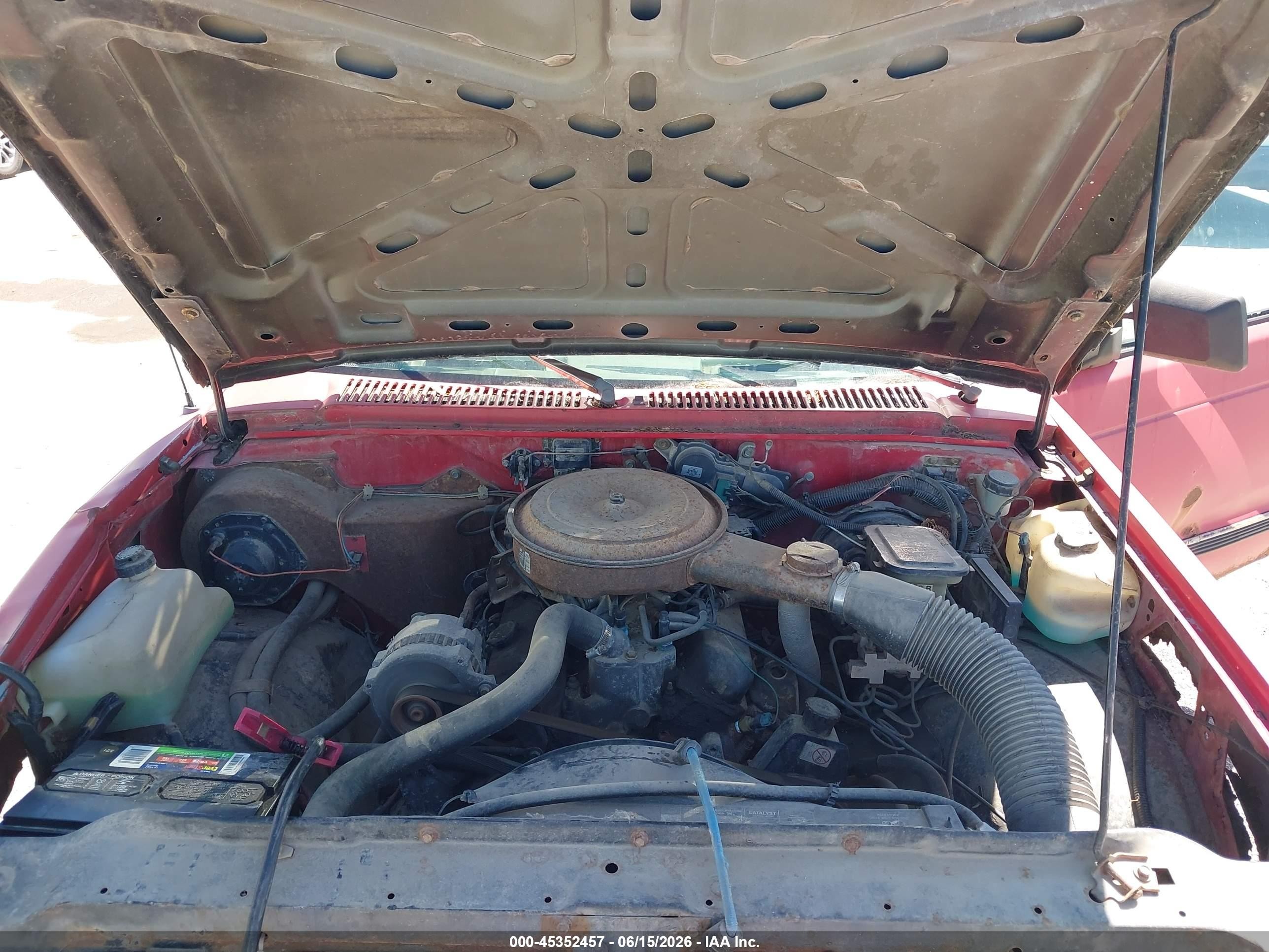 1993 Chevrolet S Truck S10 Red vin: 1GCCS14R6P0191293