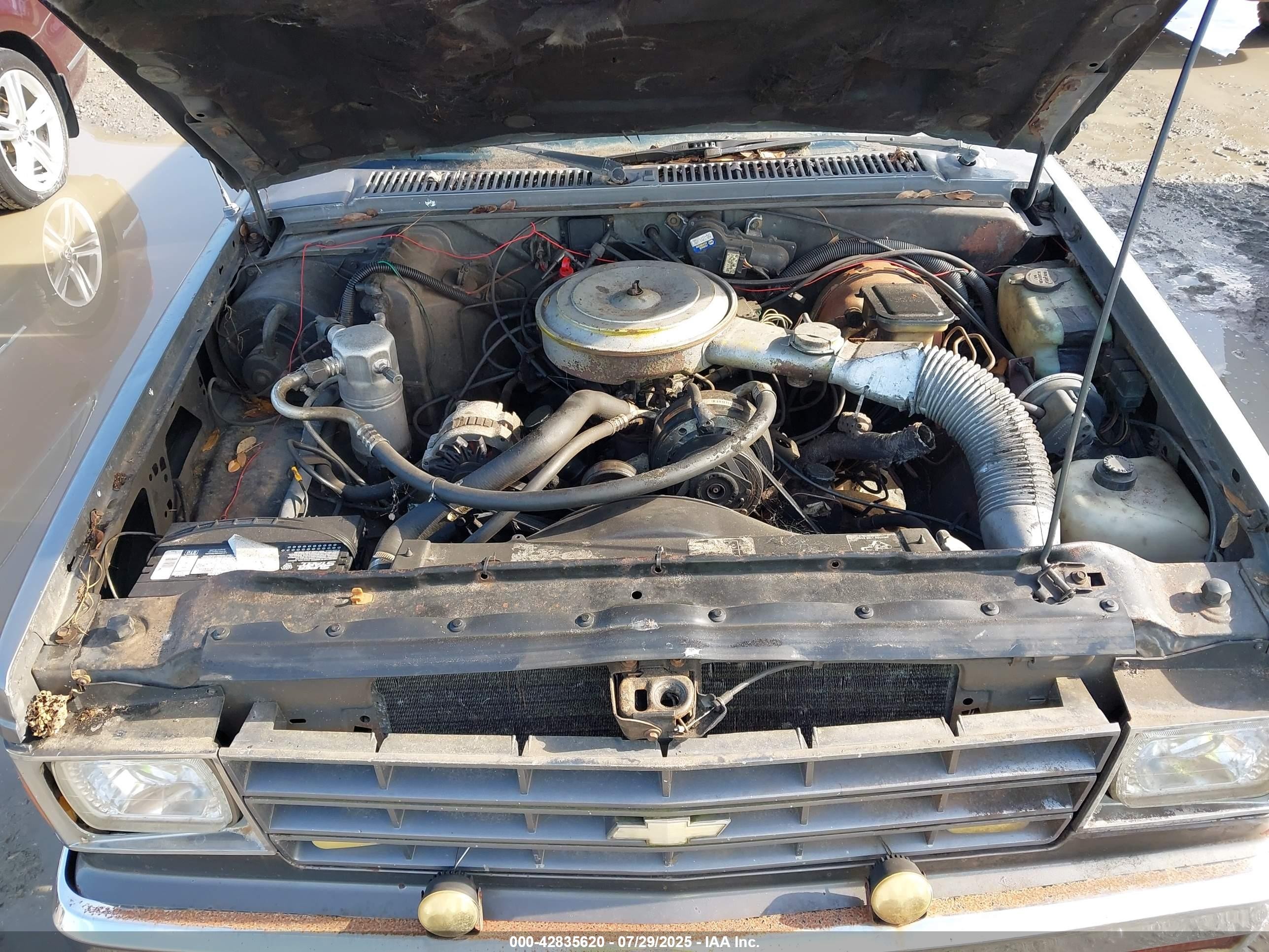 1987 Chevrolet S Truck S10 Gray vin: 1GCCS14R8H2155000