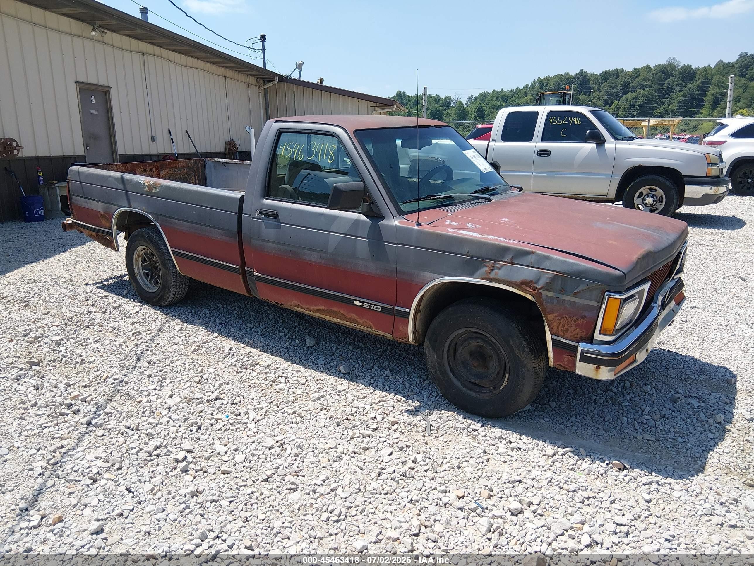 1993 Chevrolet S Truck S10 Red vin: 1GCCS14R8P8165831