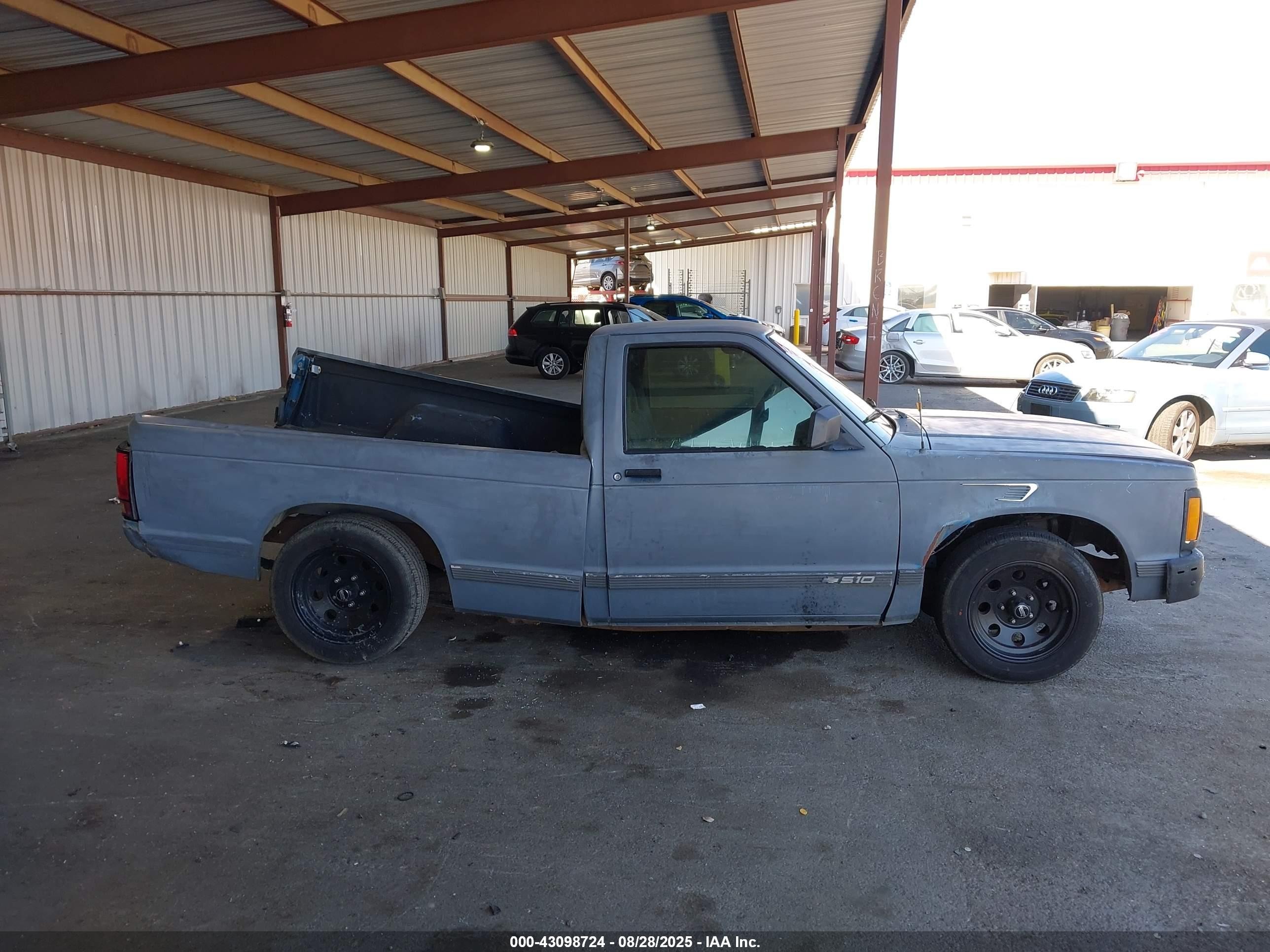 1993 Chevrolet S Truck S10 Gray vin: 1GCCS14R9P8127718