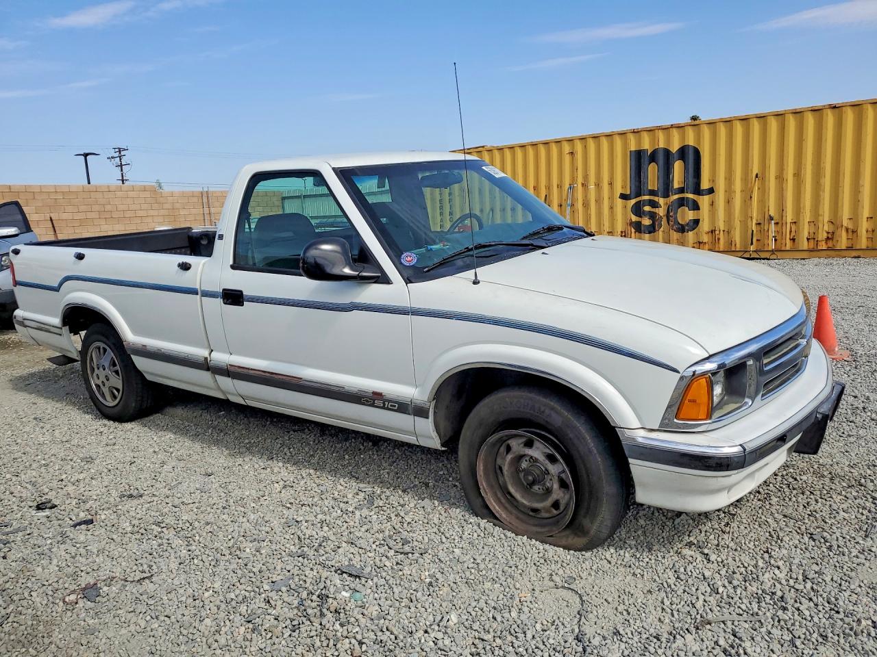 1994 Chevrolet S Truck S10 White vin: 1GCCS14W1R8102384