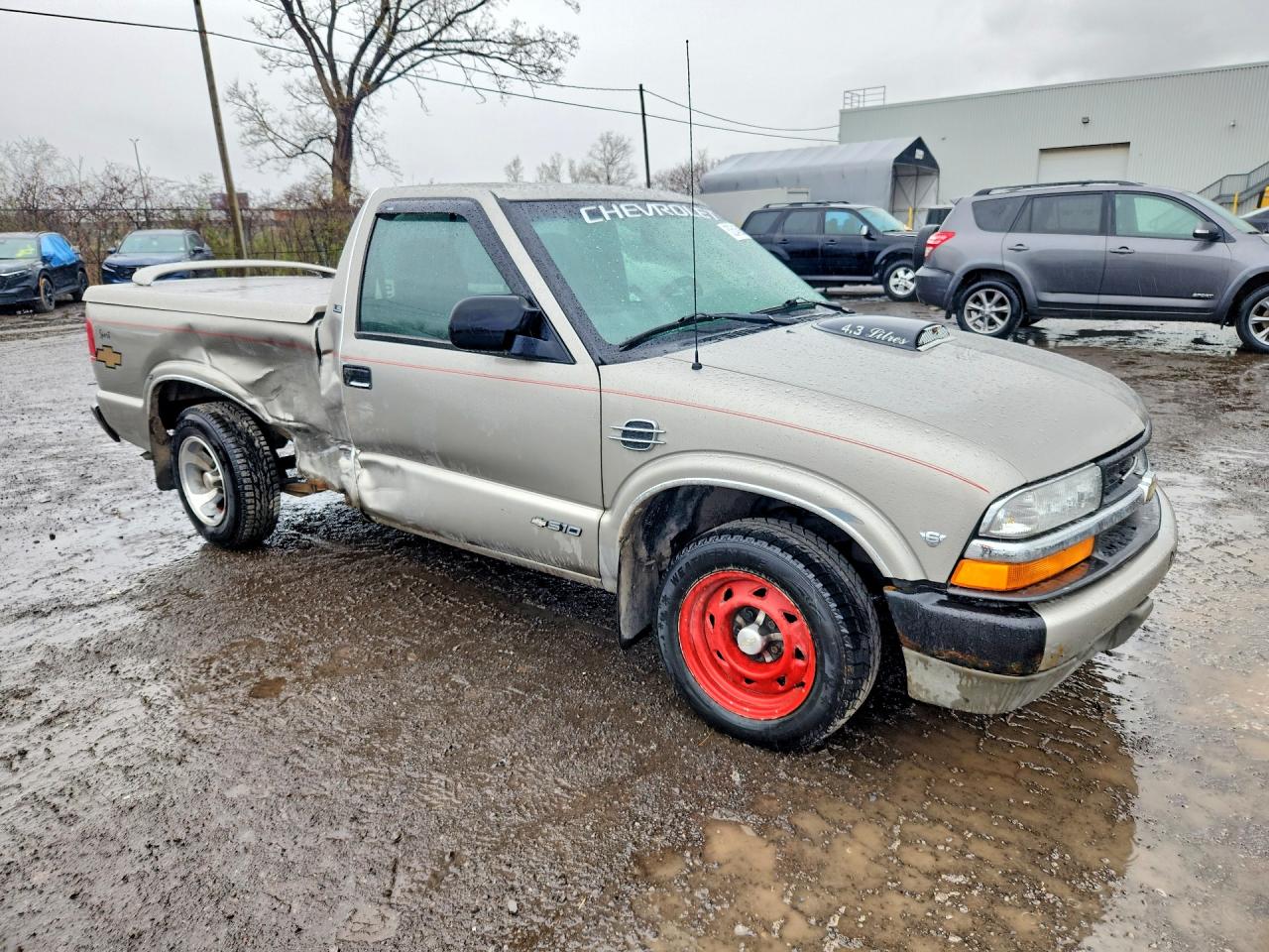 2001 Chevrolet S Truck S10 Beige vin: 1GCCS14W218249561