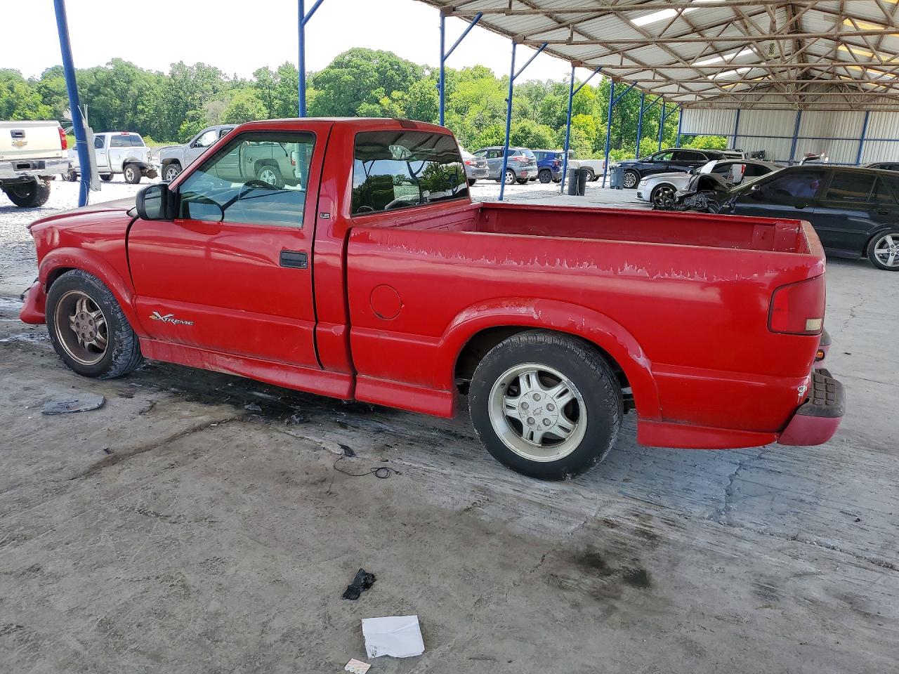 2000 Chevrolet S Truck S10 Red vin: 1GCCS14W2Y8156159
