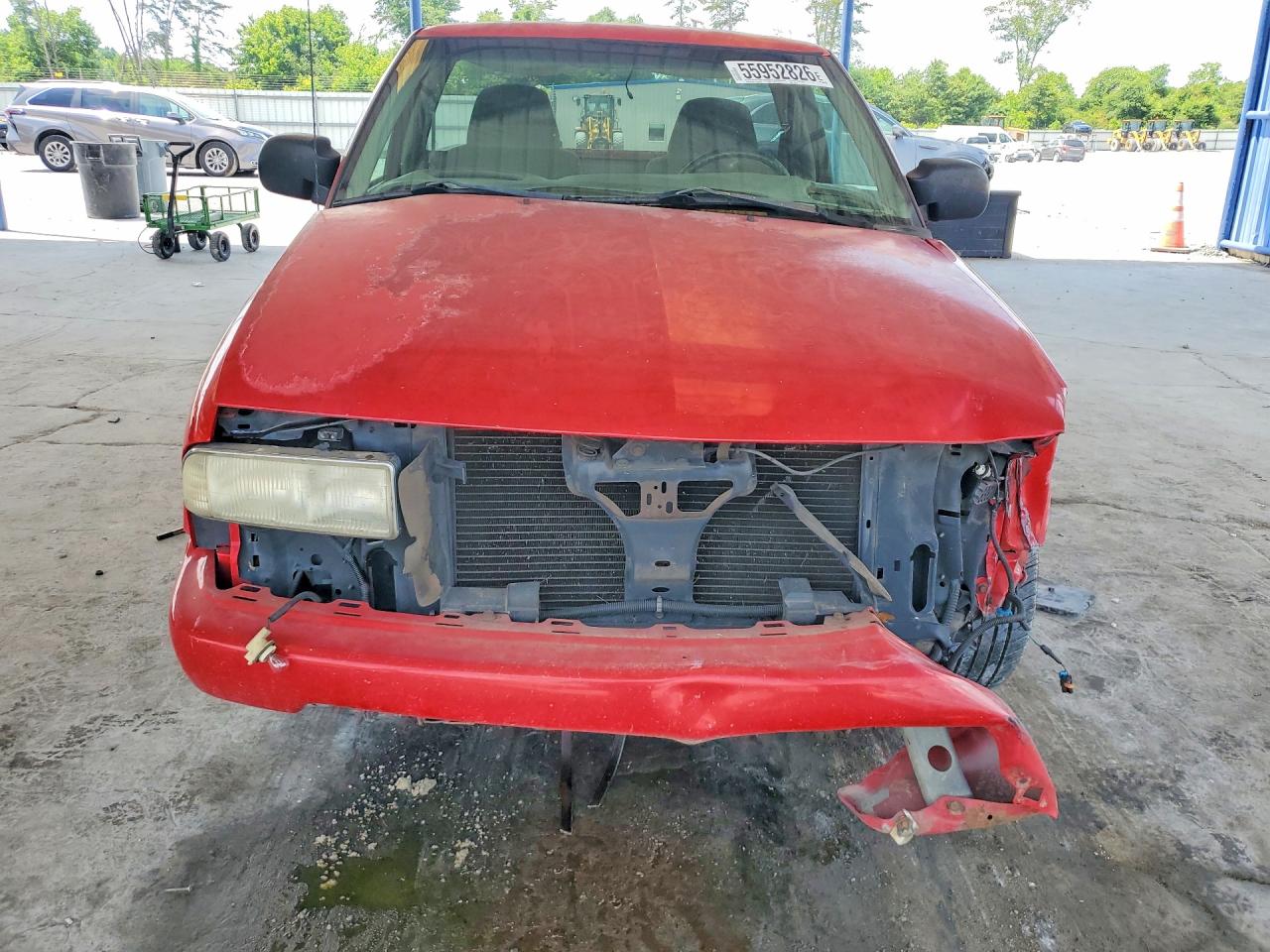 2000 Chevrolet S Truck S10 Red vin: 1GCCS14W2Y8156159