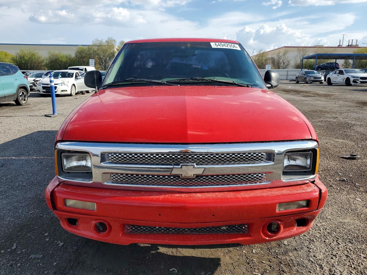 1996 Chevrolet S Truck S10 Red vin: 1GCCS14W4T8231601
