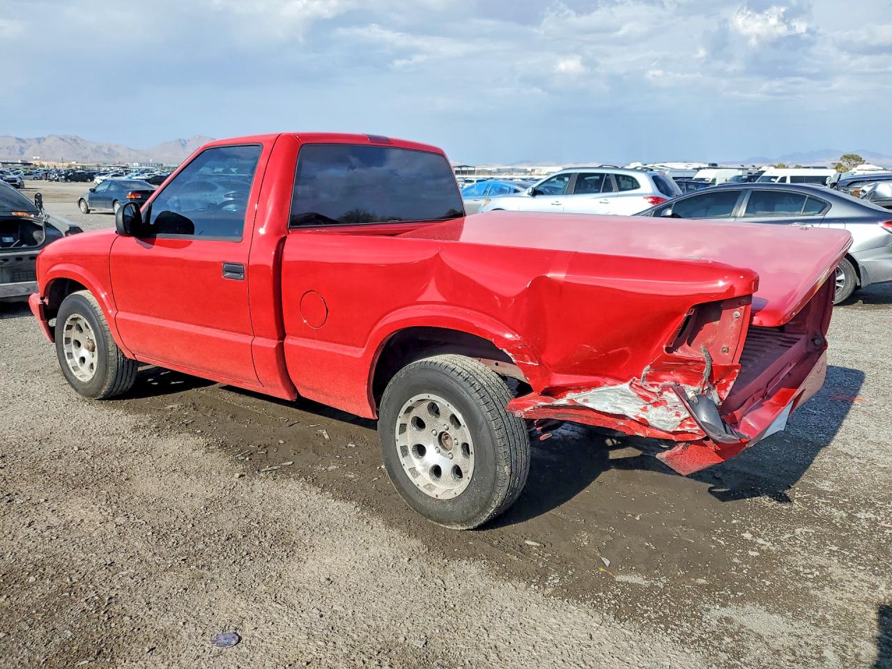 1996 Chevrolet S Truck S10 Red vin: 1GCCS14W4T8231601