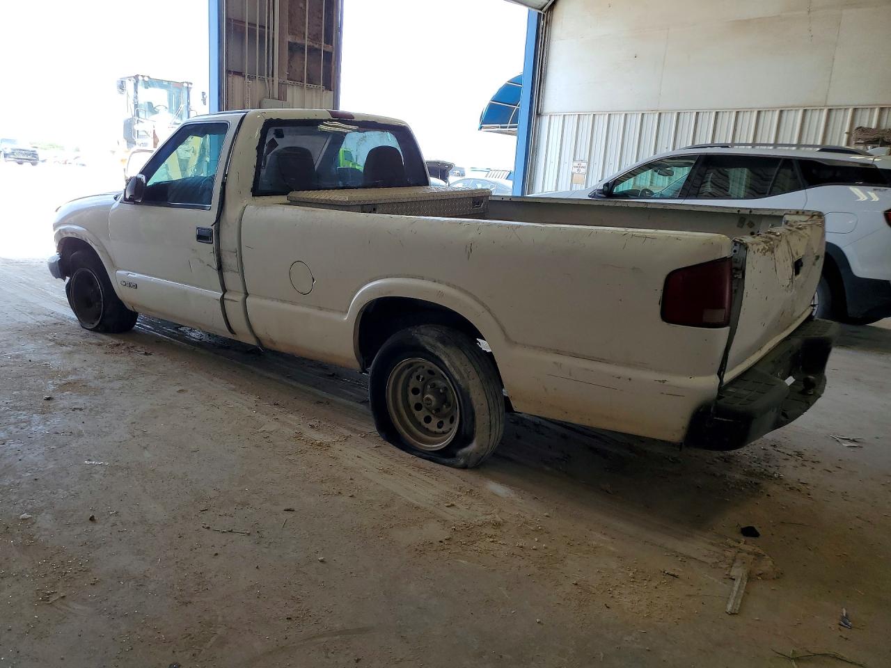 2001 Chevrolet S Truck S10 White vin: 1GCCS14W71K153055