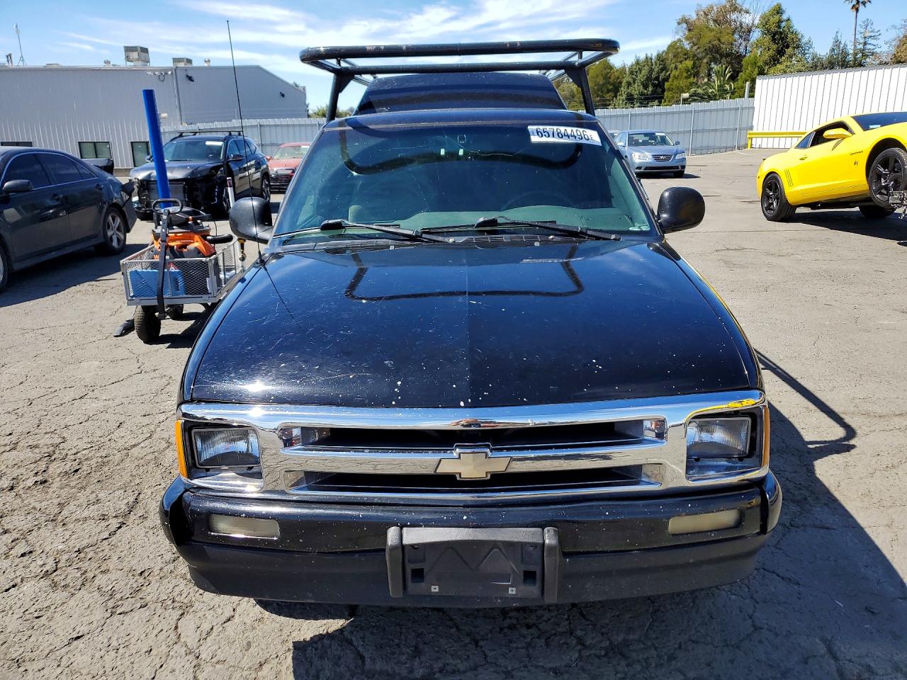 1996 Chevrolet S Truck S10 Black vin: 1GCCS14W7T8170602