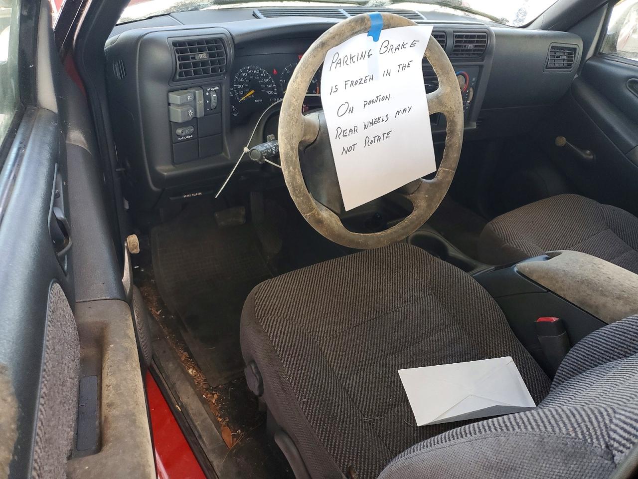1995 Chev S Truck Red vin: 1GCCS14W9S8260798