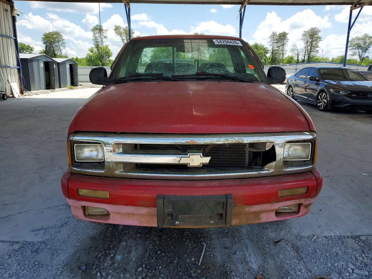1995 Chev S Truck Red vin: 1GCCS14W9S8260798