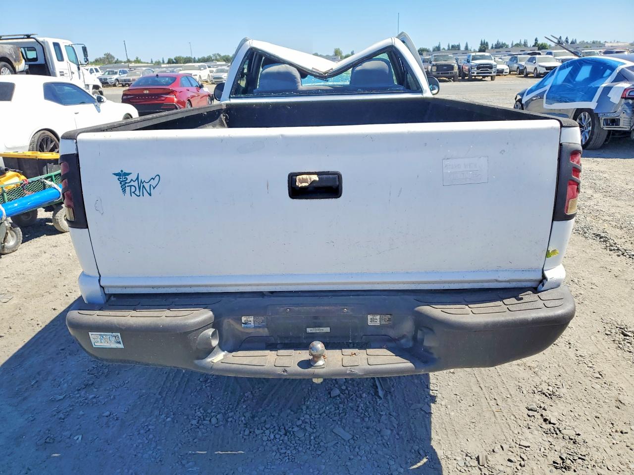 2002 Chevrolet S Truck S10 White vin: 1GCCS14WX28256968