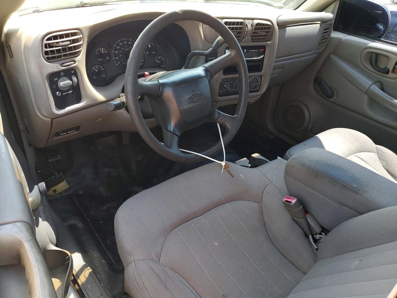 2003 Chevrolet S Truck S10 White vin: 1GCCS14X138244489