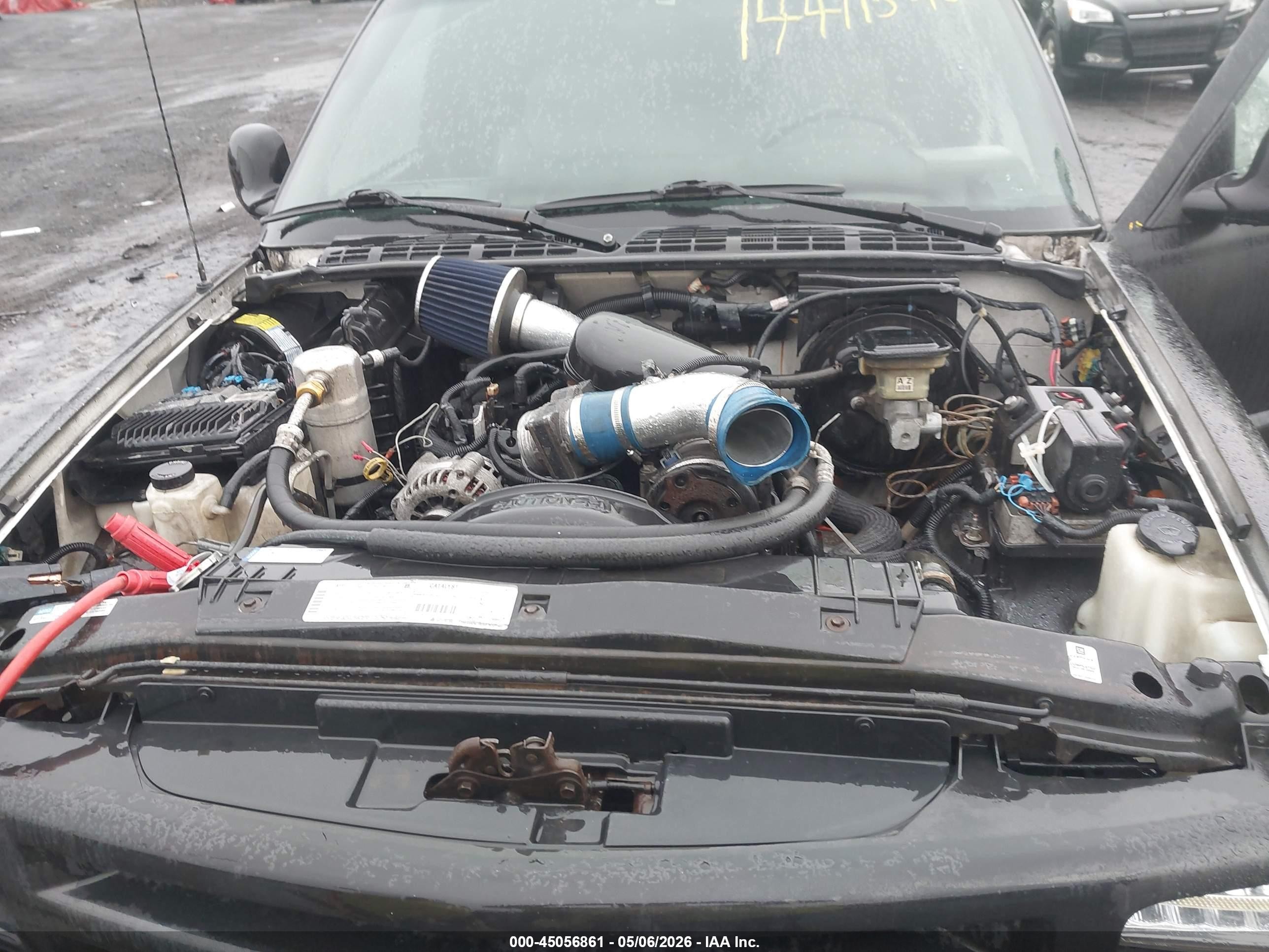1997 Chevrolet S-10 Fleetside Black vin: 1GCCS14X1V8157629