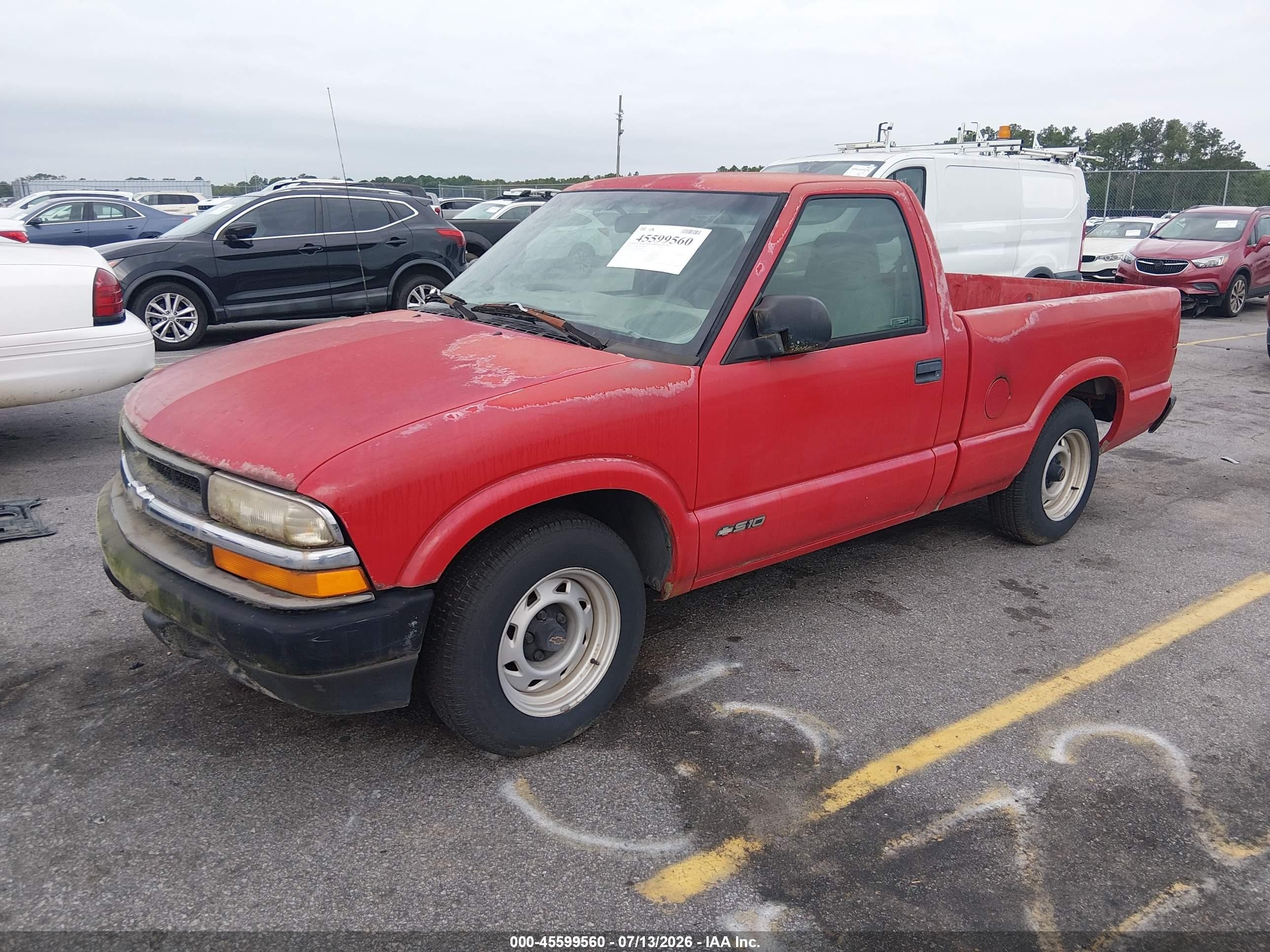 1999 Chevrolet S-10   Красный vin: 1GCCS14X1X8118932