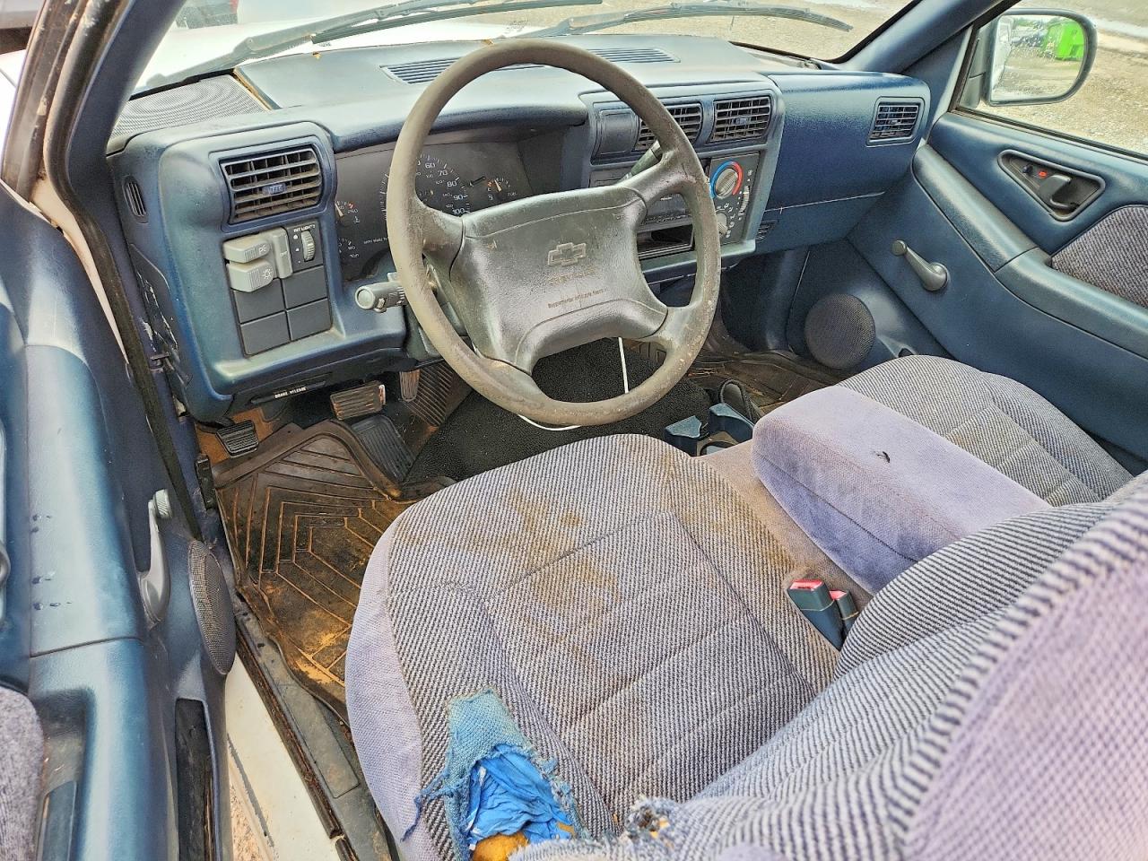 1996 Chevrolet S Truck S10 White vin: 1GCCS14X2T8211582