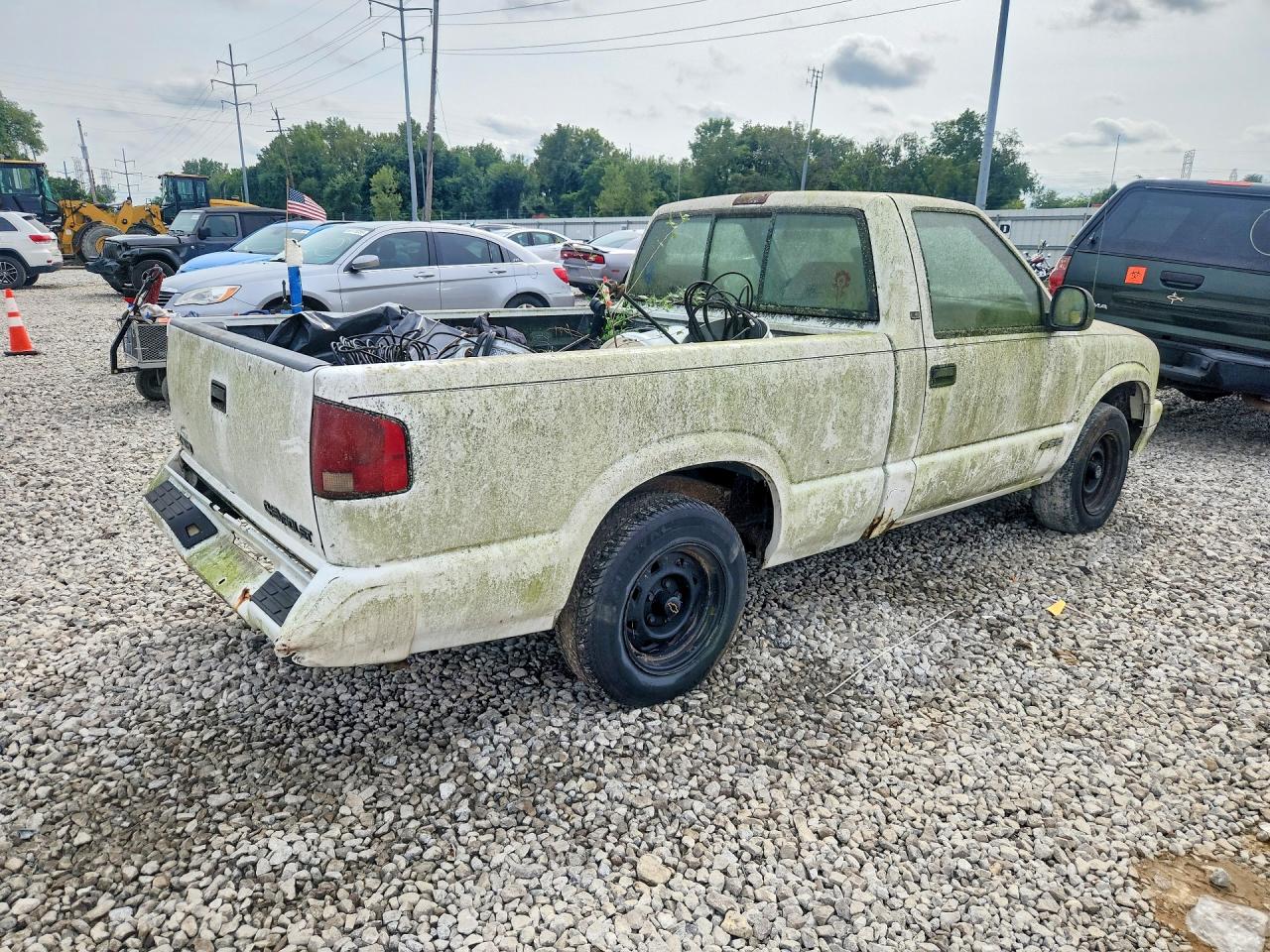 1997 Chevrolet S Truck S10 White vin: 1GCCS14X3VK100058
