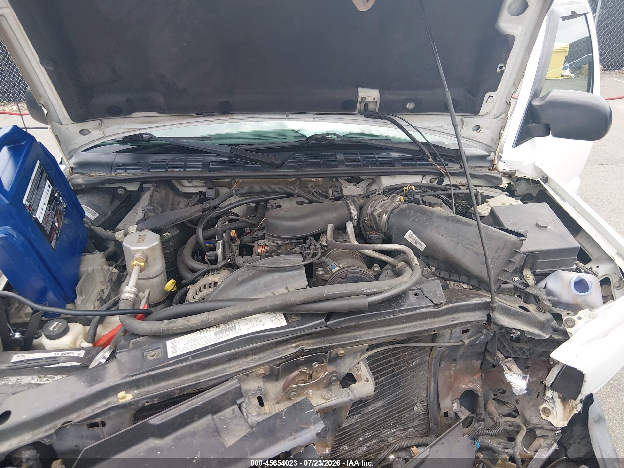2003 Chevrolet S-10   Белый vin: 1GCCS14X438149179