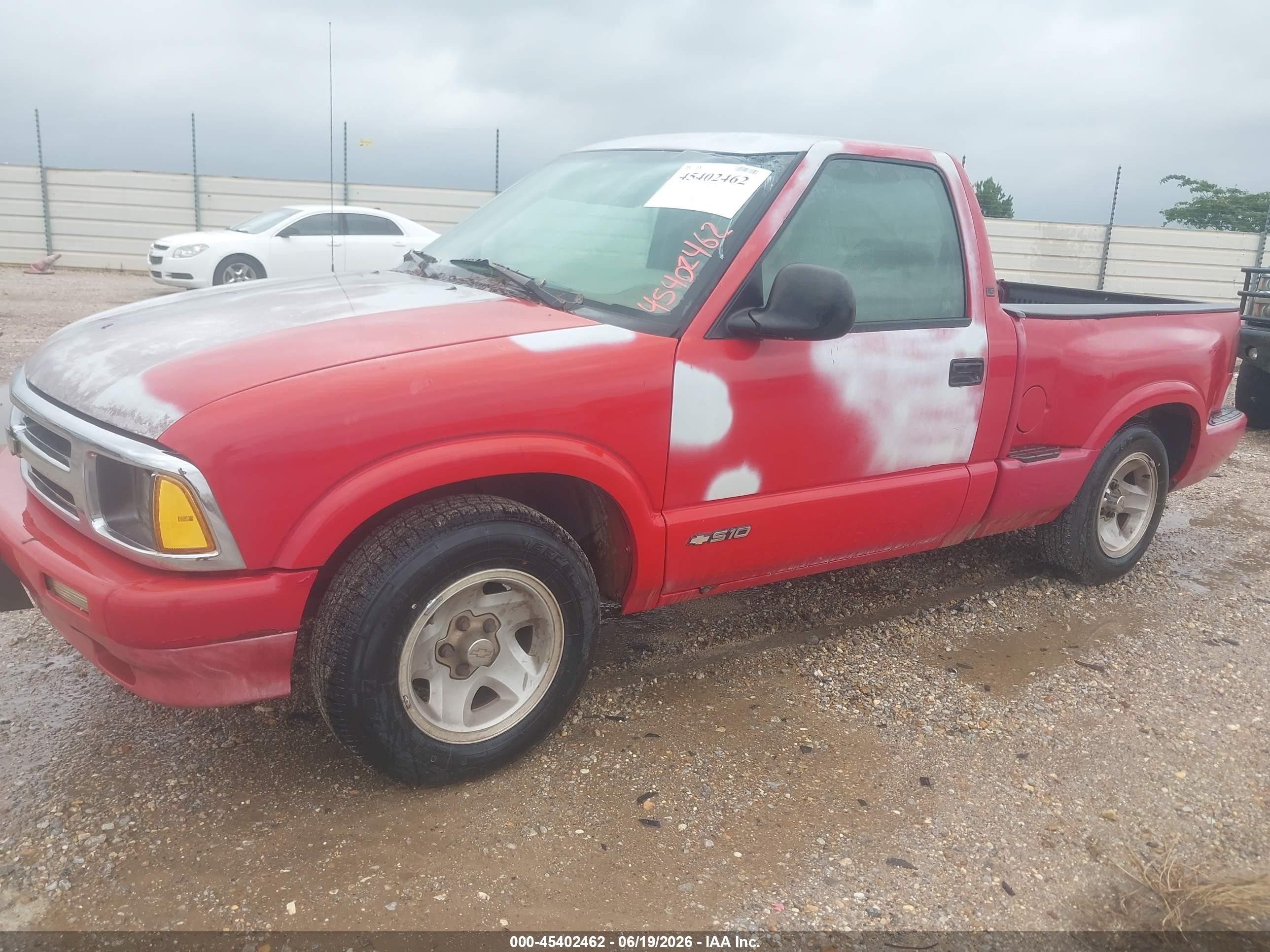 1996 Chevrolet S Truck S10 Red vin: 1GCCS14X5T8220082