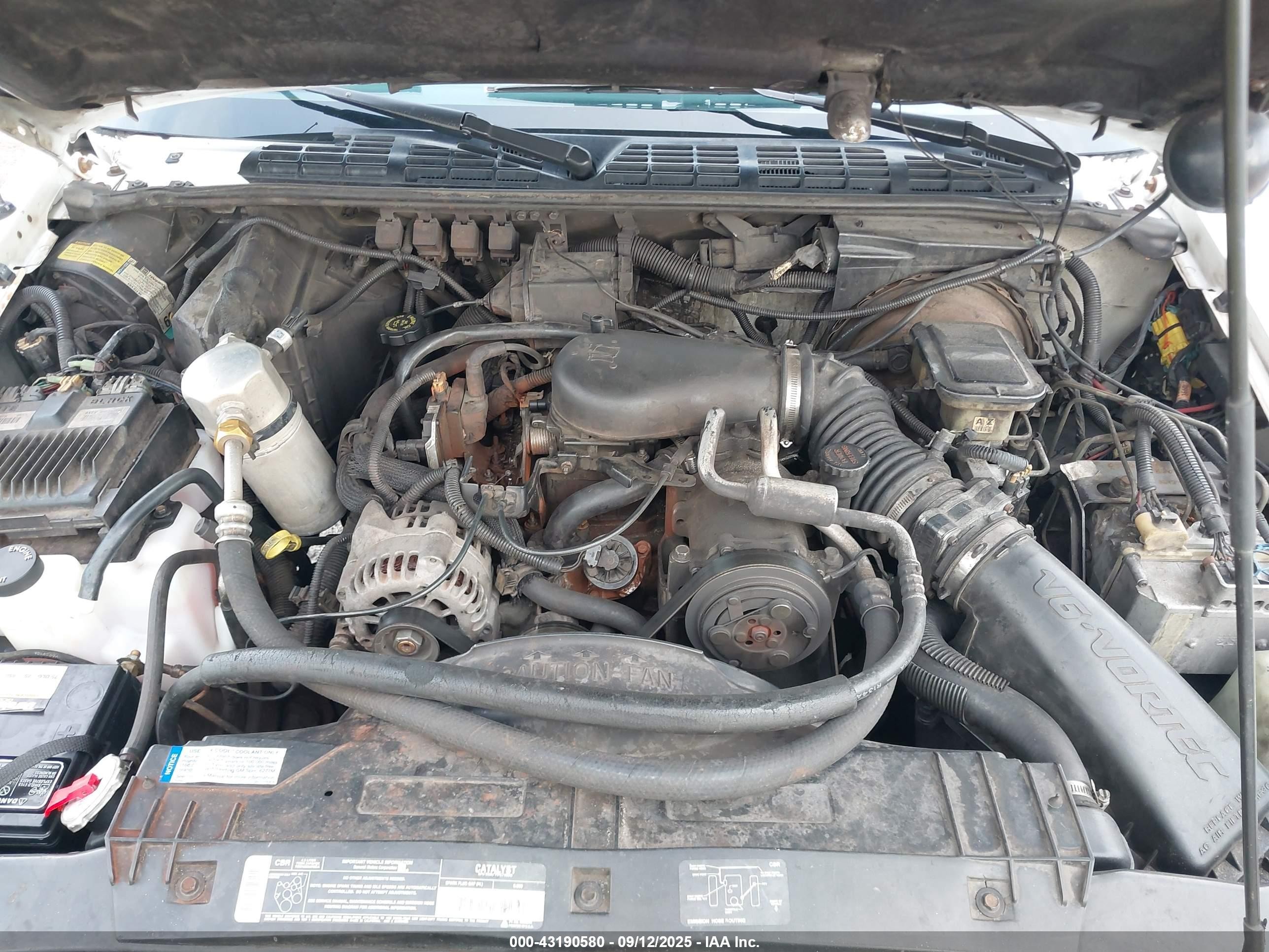 1996 Chevrolet S Truck S10 White vin: 1GCCS14X7T8218351