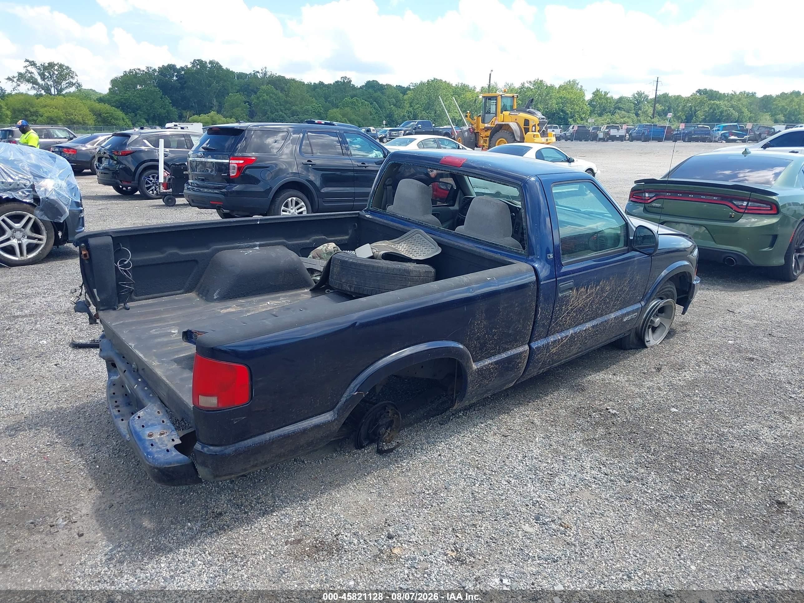 1998 Chevrolet S-10 Ls Синий vin: 1GCCS14X7WK202352