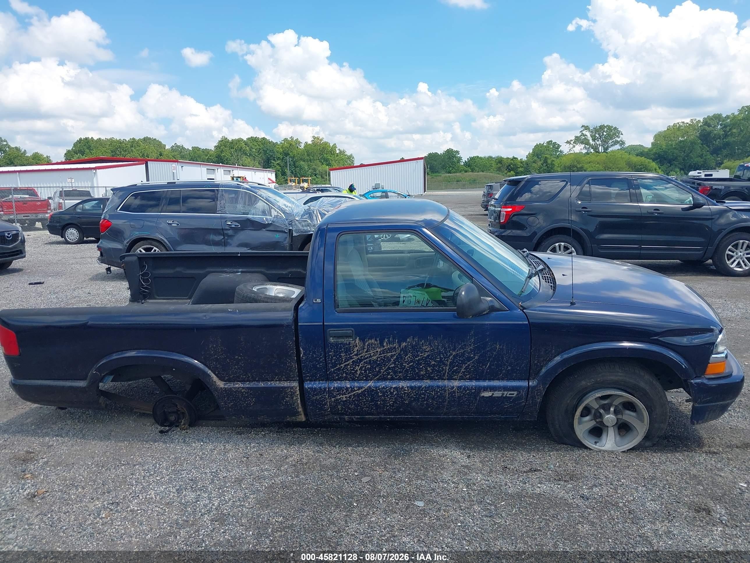 1998 Chevrolet S-10 Ls Синий vin: 1GCCS14X7WK202352