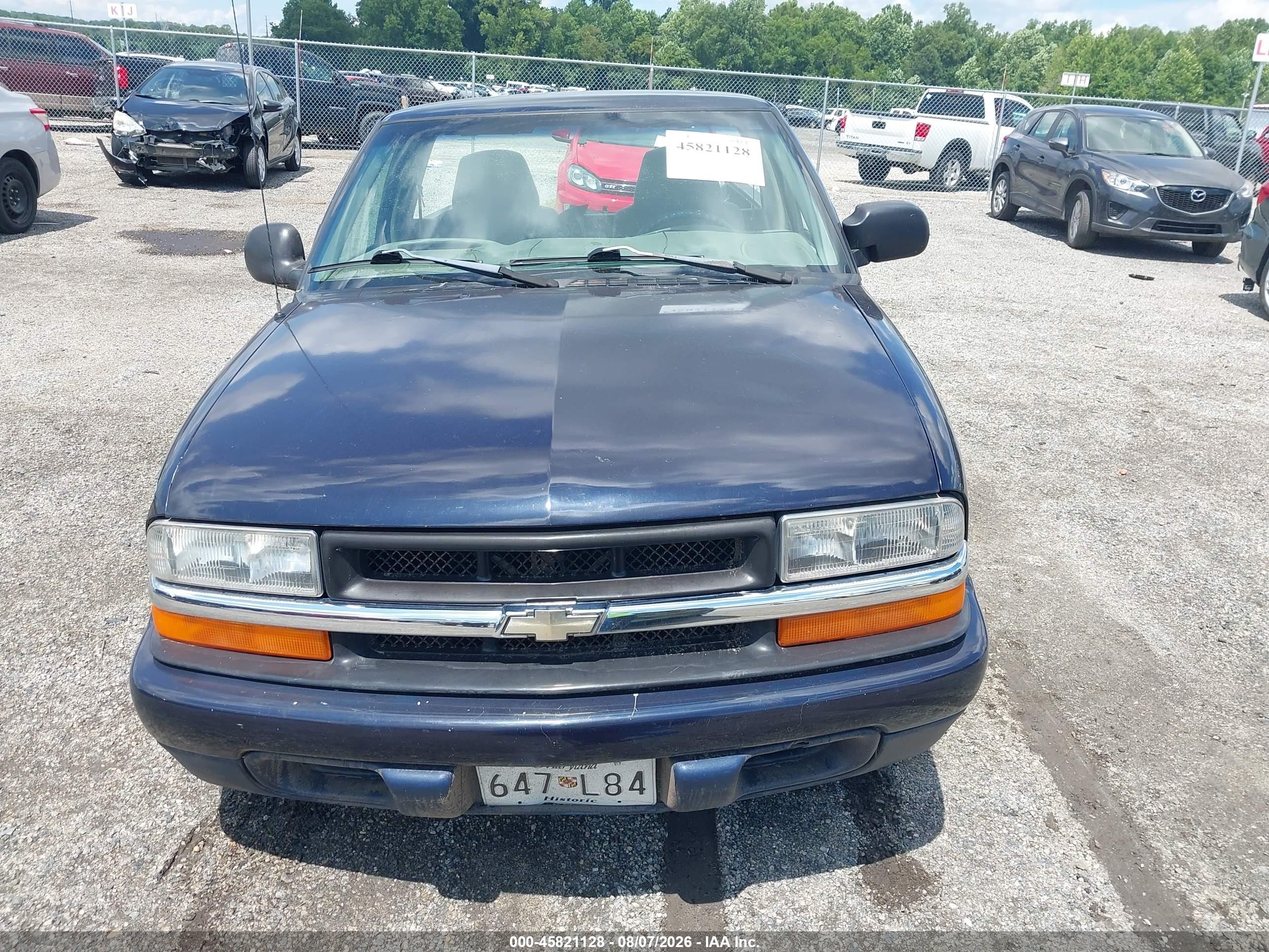 1998 Chevrolet S-10 Ls Синий vin: 1GCCS14X7WK202352