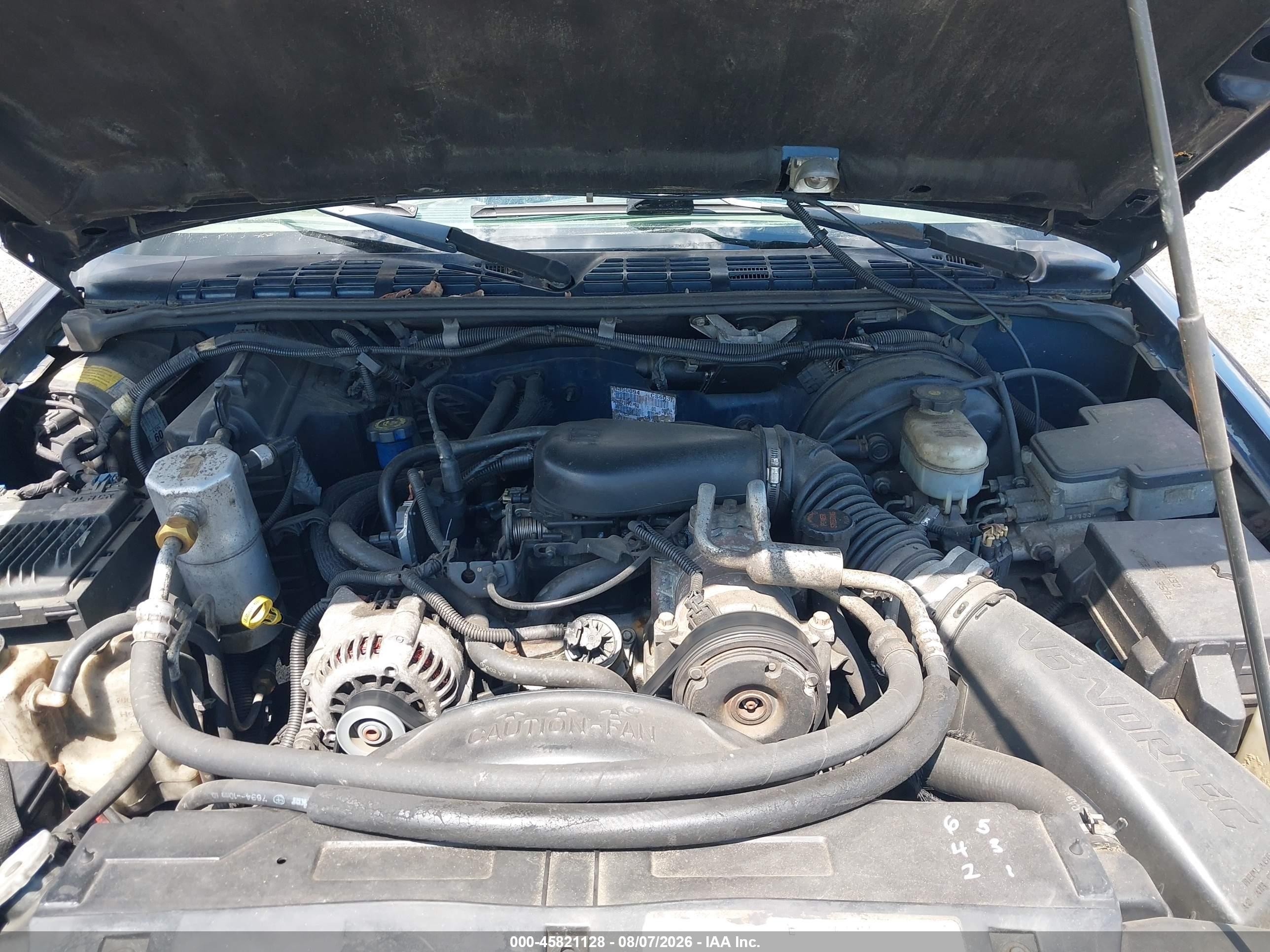 1998 Chevrolet S-10 Ls Синий vin: 1GCCS14X7WK202352