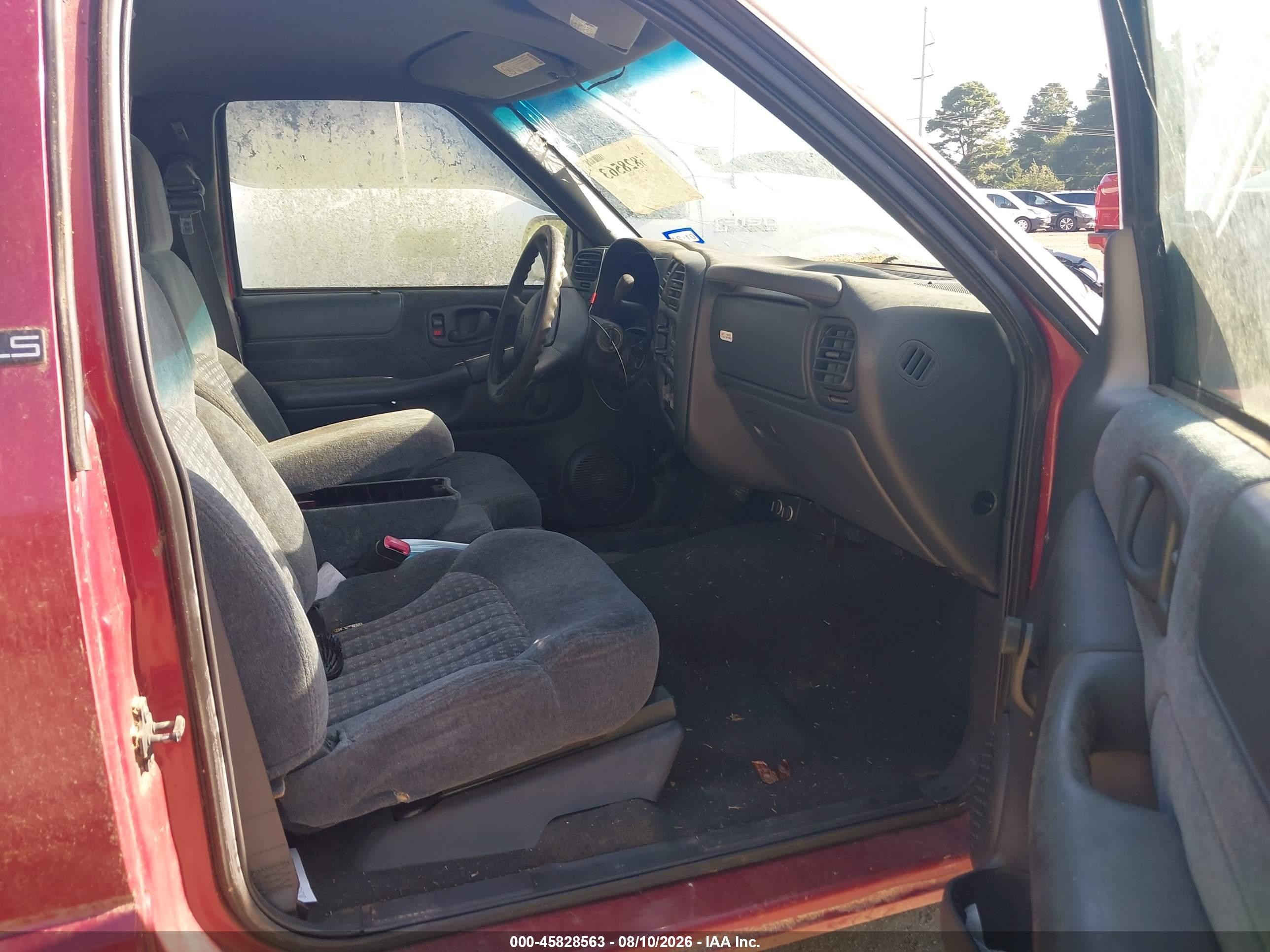 1999 Chevrolet S-10 Ls Темно-бордовый vin: 1GCCS14X7XK146057