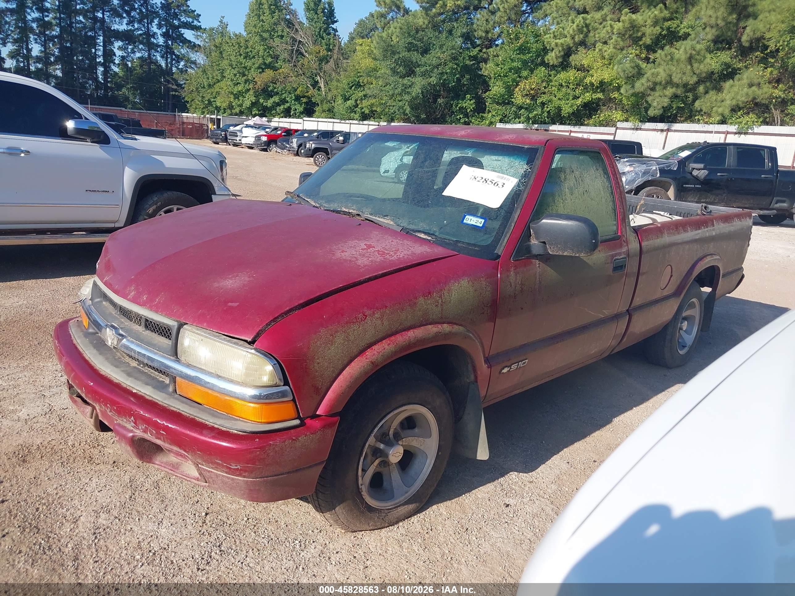 1999 Chevrolet S-10 Ls Темно-бордовый vin: 1GCCS14X7XK146057