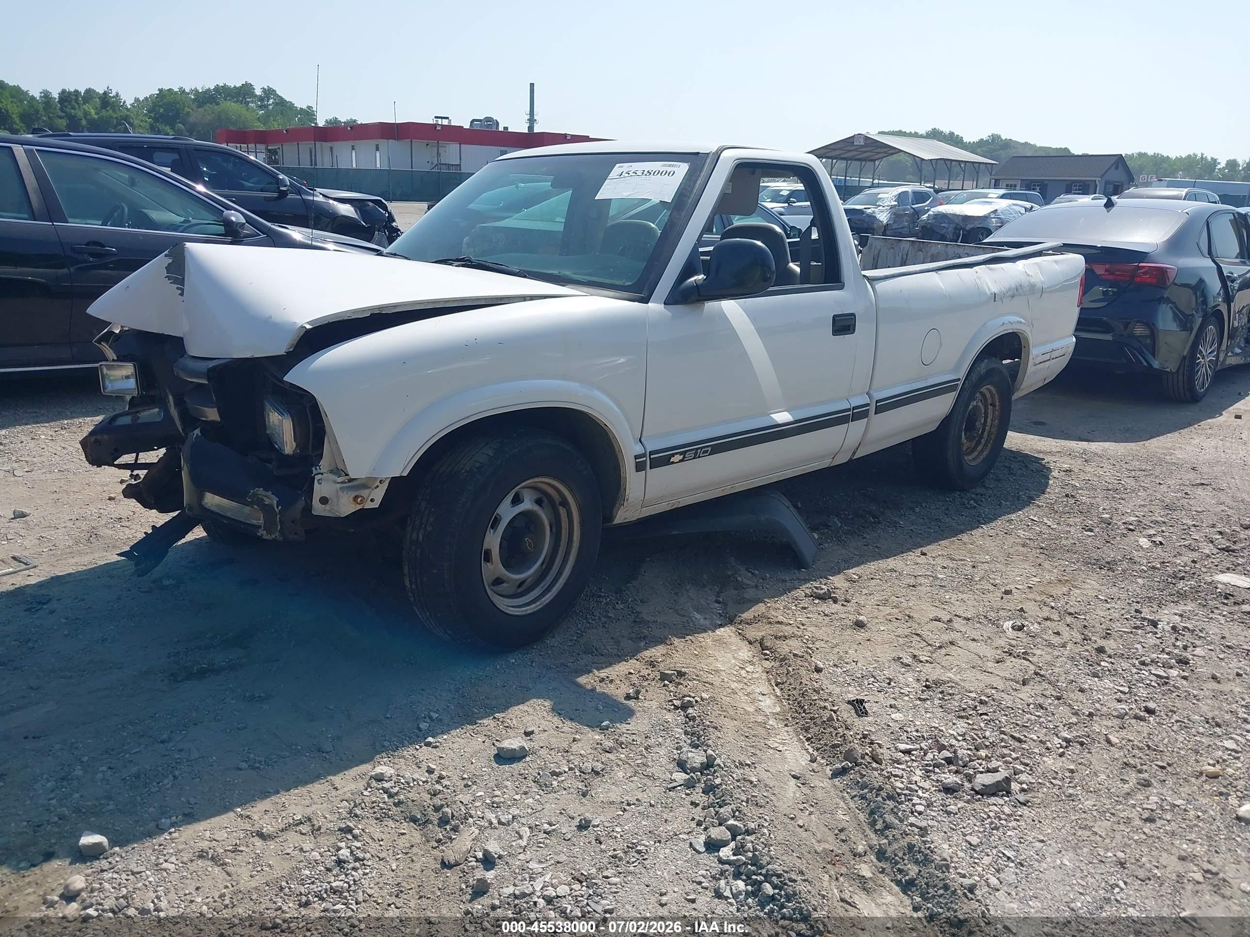 1996 Chevrolet S Truck S10 Белый vin: 1GCCS14X8TK208057