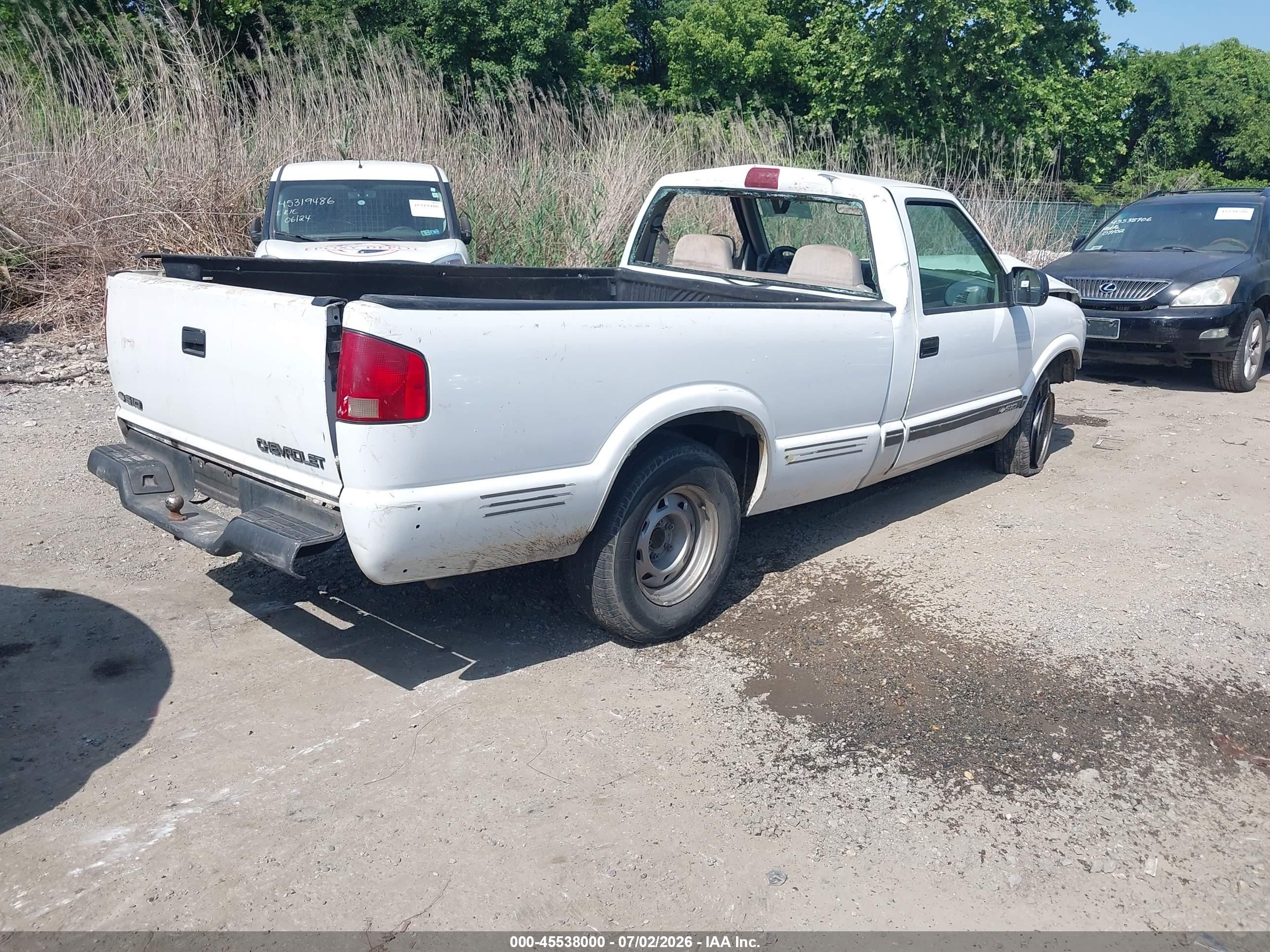 1996 Chevrolet S Truck S10 Белый vin: 1GCCS14X8TK208057