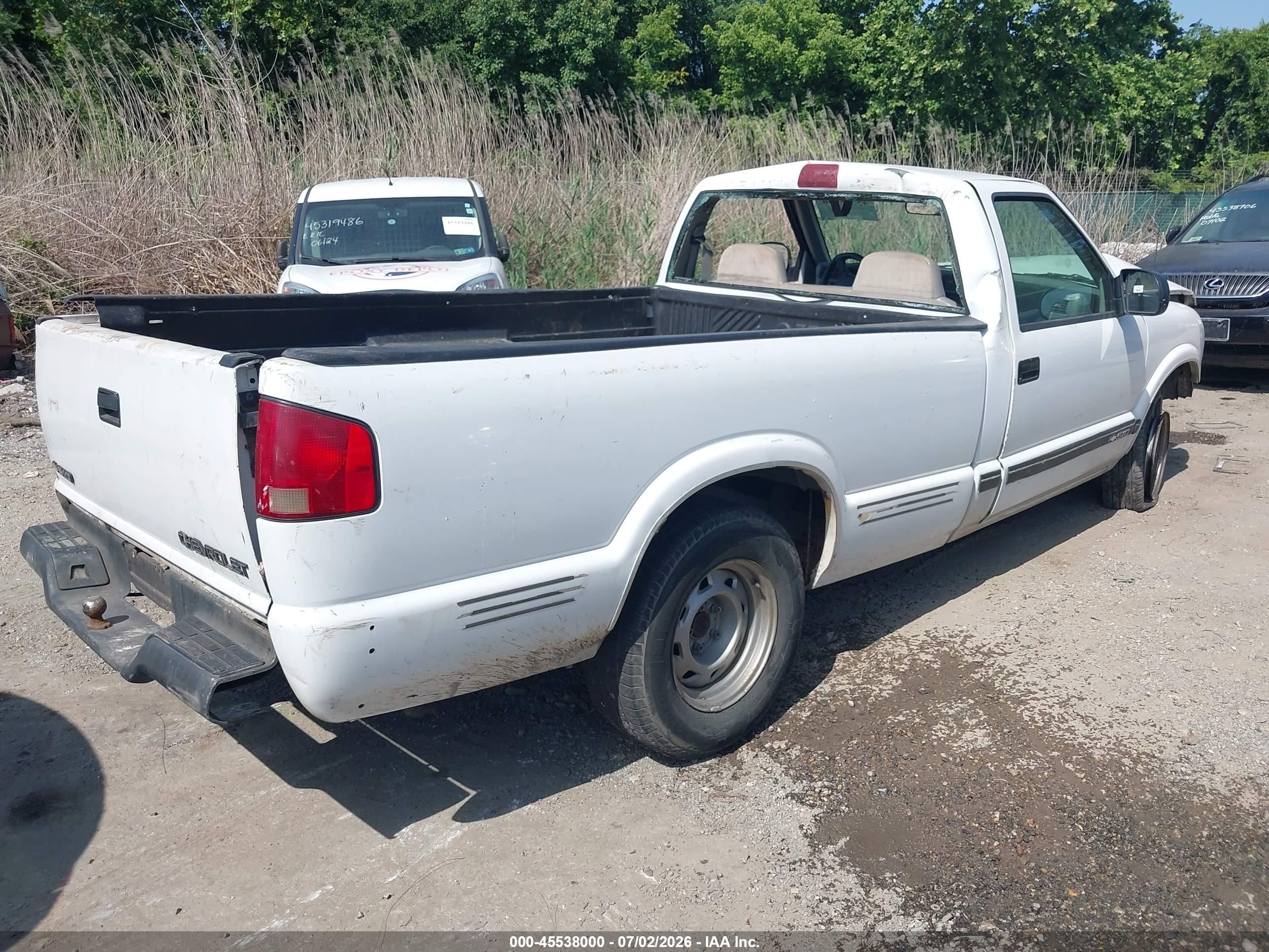 1996 Chevrolet S Truck S10 Белый vin: 1GCCS14X8TK208057