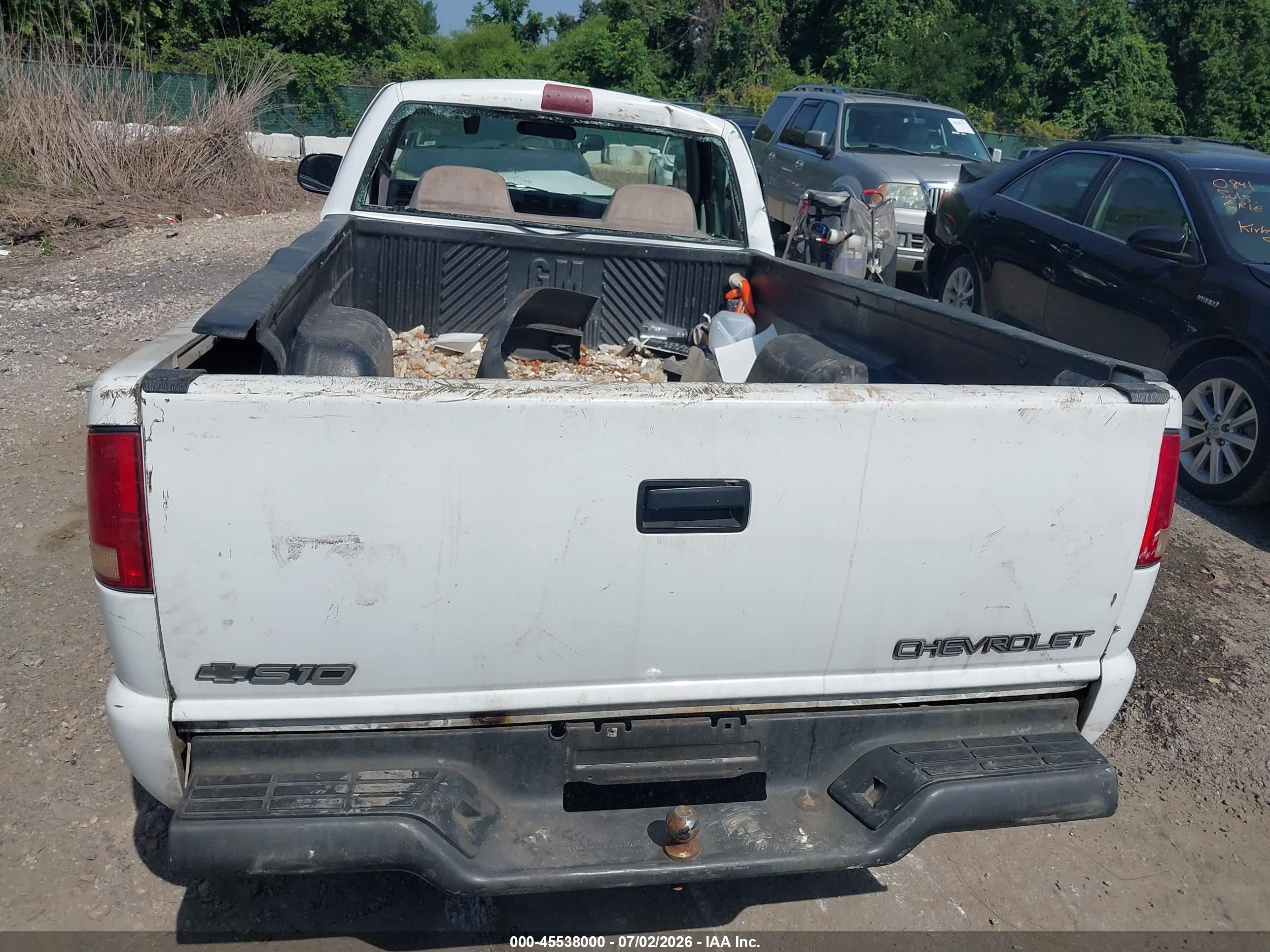 1996 Chevrolet S Truck S10 Белый vin: 1GCCS14X8TK208057