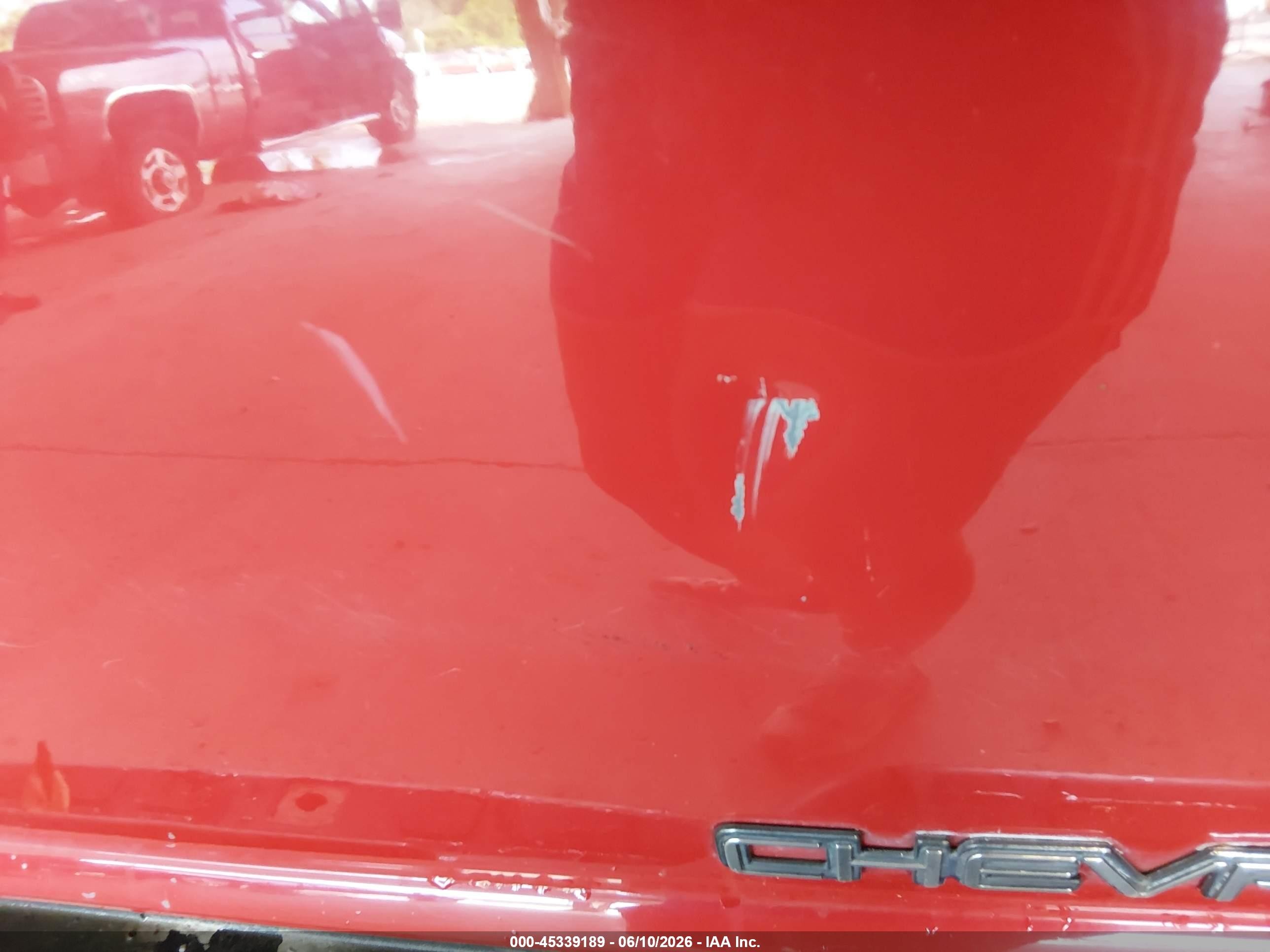 1999 Chevrolet S-10 Ls Red vin: 1GCCS14X9XK241185