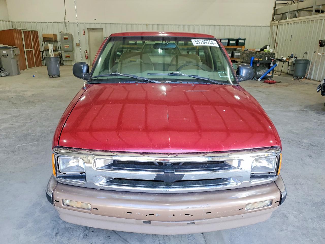 1996 Chevrolet S10 Long Life Vehicle Red vin: 1GCCS14XXT8181344