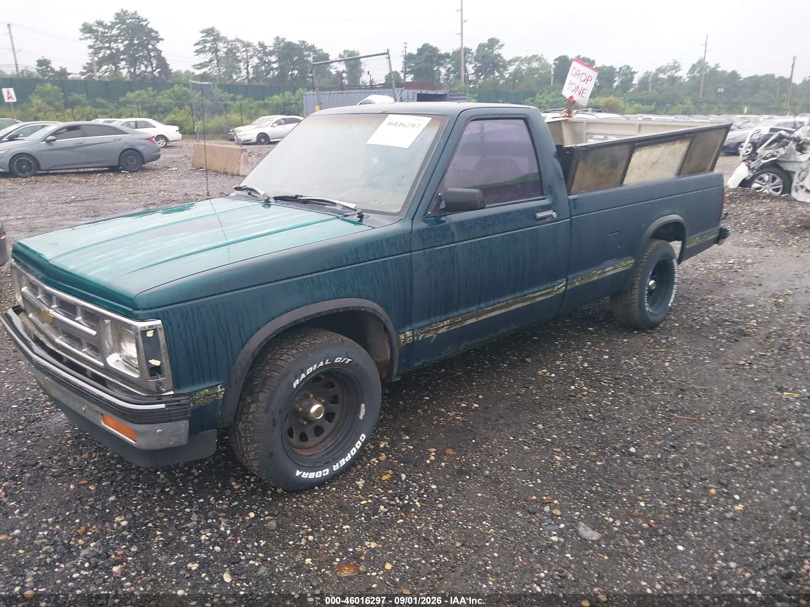 1993 Chevrolet S Truck S10 Green vin: 1GCCS14Z0P0103323