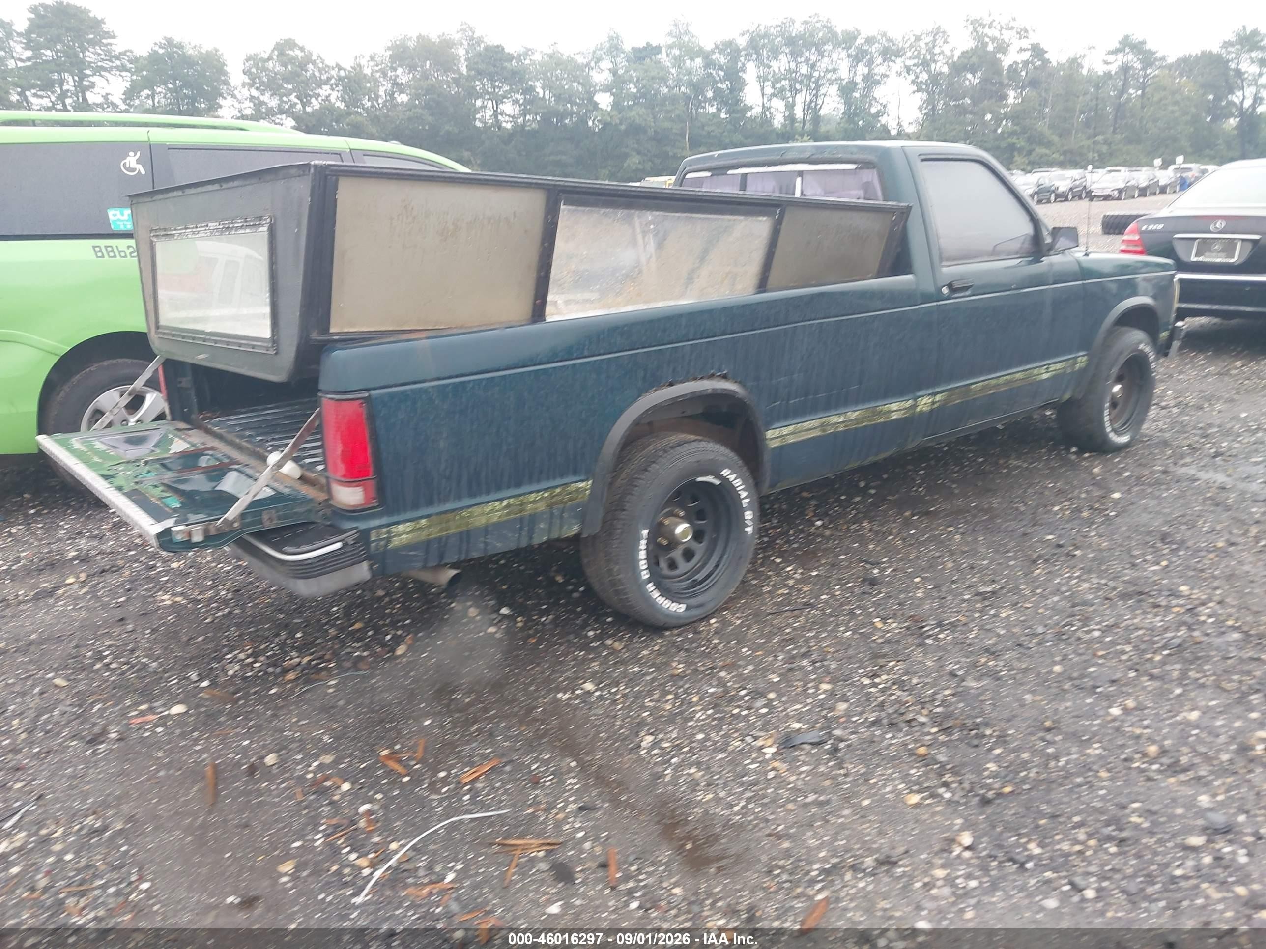 1993 Chevrolet S Truck S10 Green vin: 1GCCS14Z0P0103323