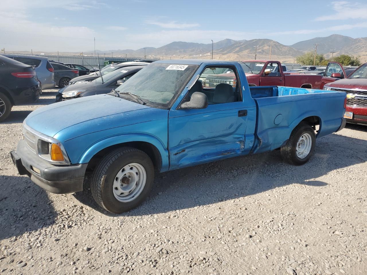 1995 Chevrolet S Truck S10 Blue vin: 1GCCS14Z0S8111075