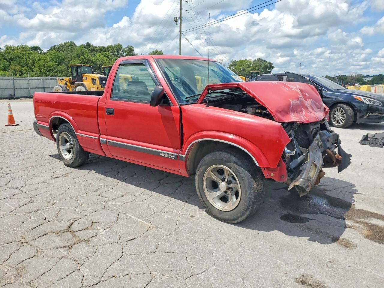 1995 Chevrolet S Truck S10 Red vin: 1GCCS14Z1S8220726