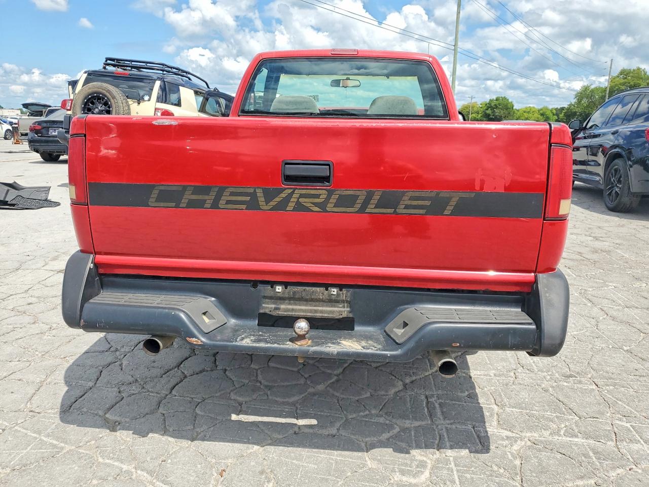1995 Chevrolet S Truck S10 Red vin: 1GCCS14Z1S8220726