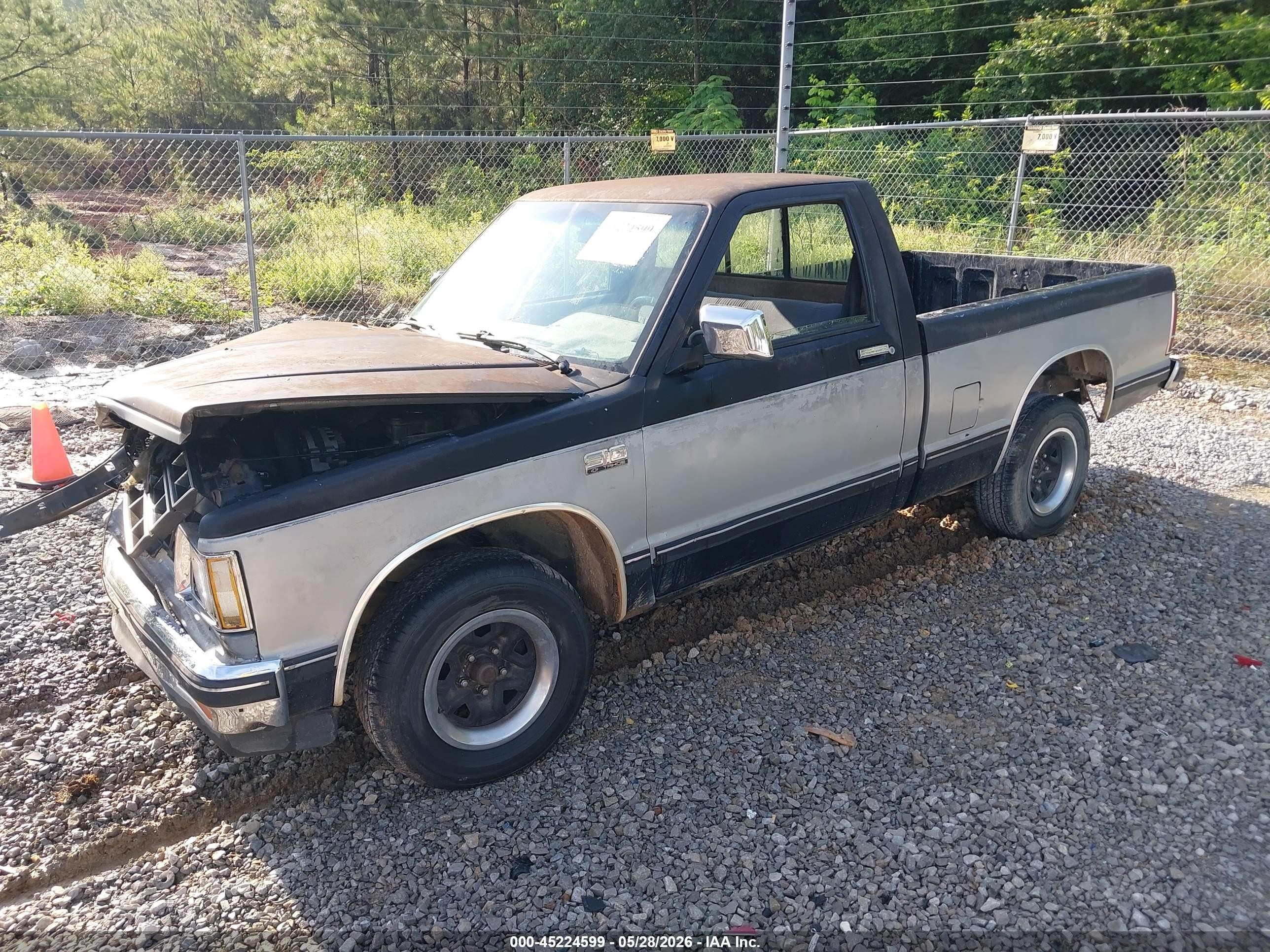 1989 Chevrolet S Truck S10 Black vin: 1GCCS14Z2K2199727