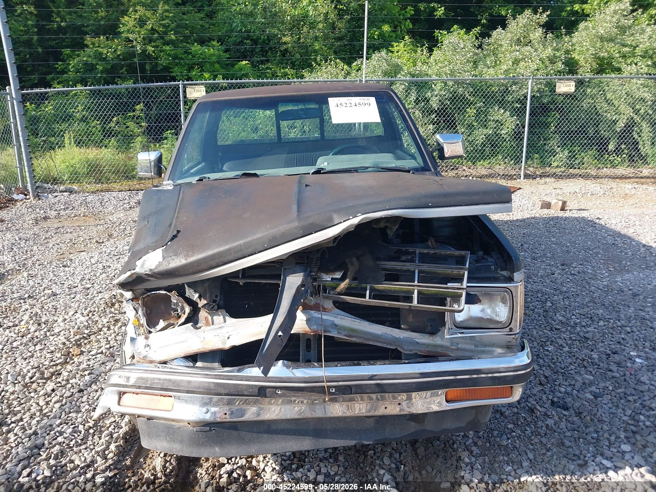 1989 Chevrolet S Truck S10 Black vin: 1GCCS14Z2K2199727