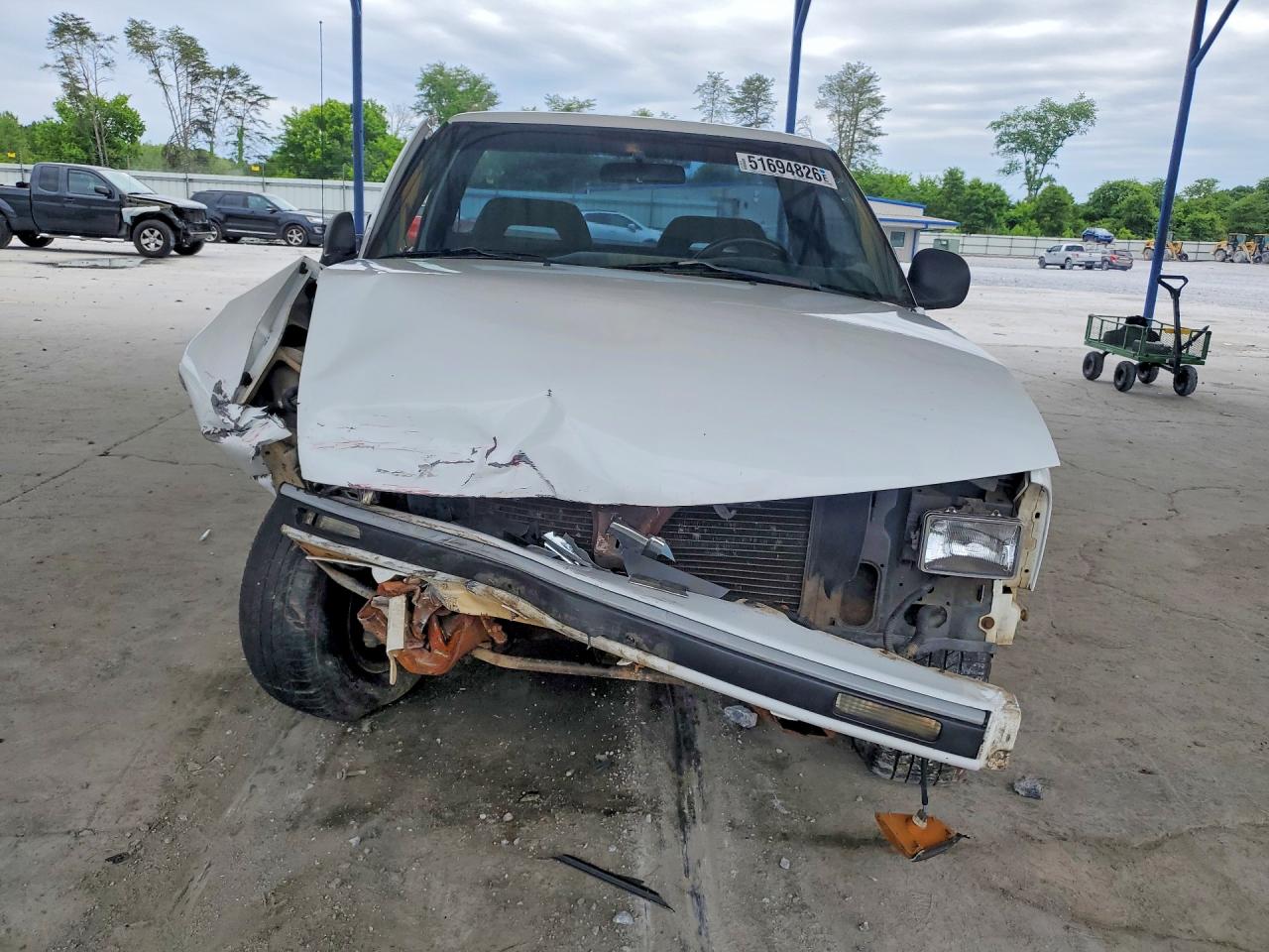 1994 Chevrolet S Truck S10 White vin: 1GCCS14Z2R8184877