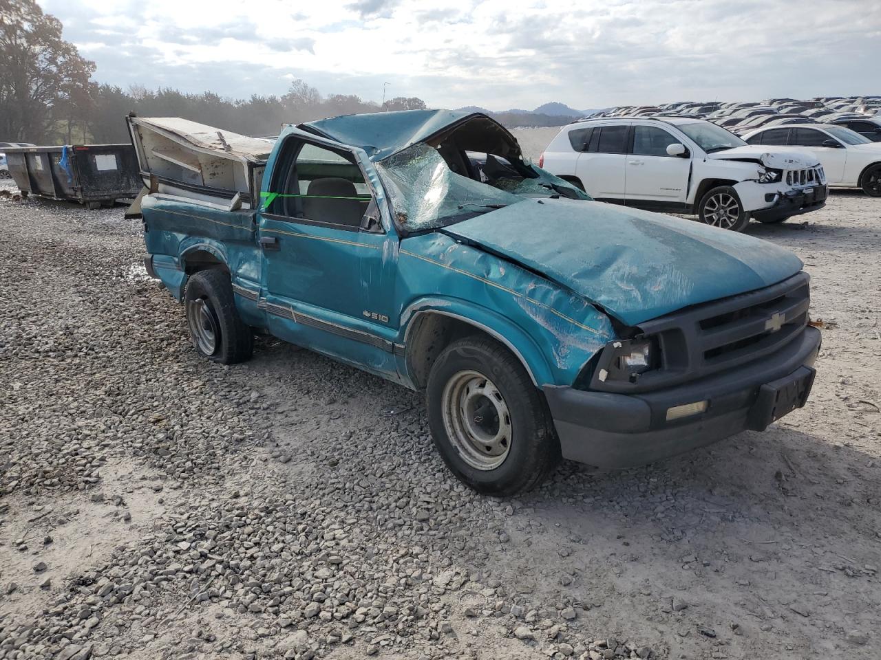 1995 Chevrolet S Truck S10 Green vin: 1GCCS14Z2S8232691