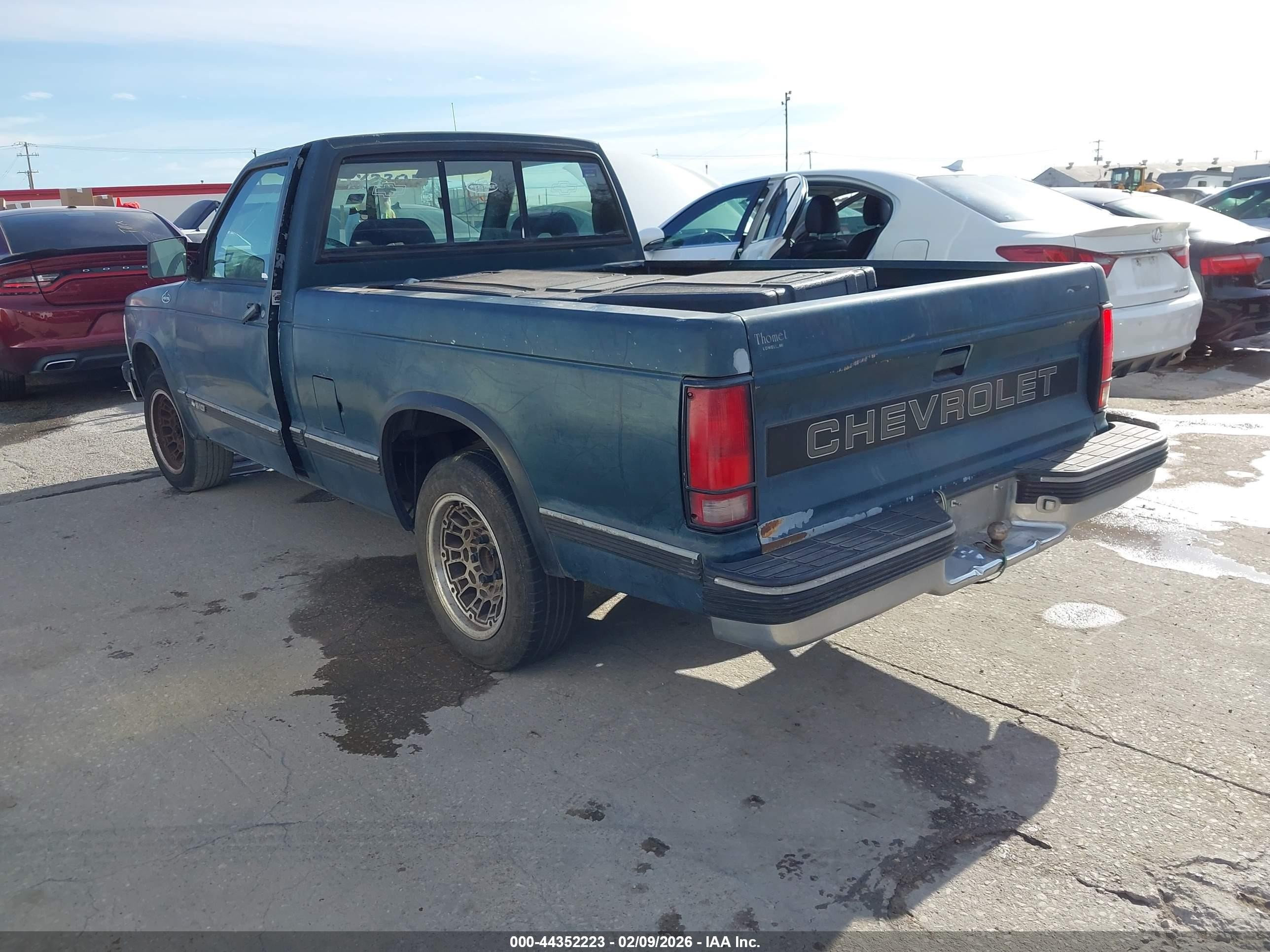 1993 Chevrolet S Truck S10 Green vin: 1GCCS14Z3P0146716