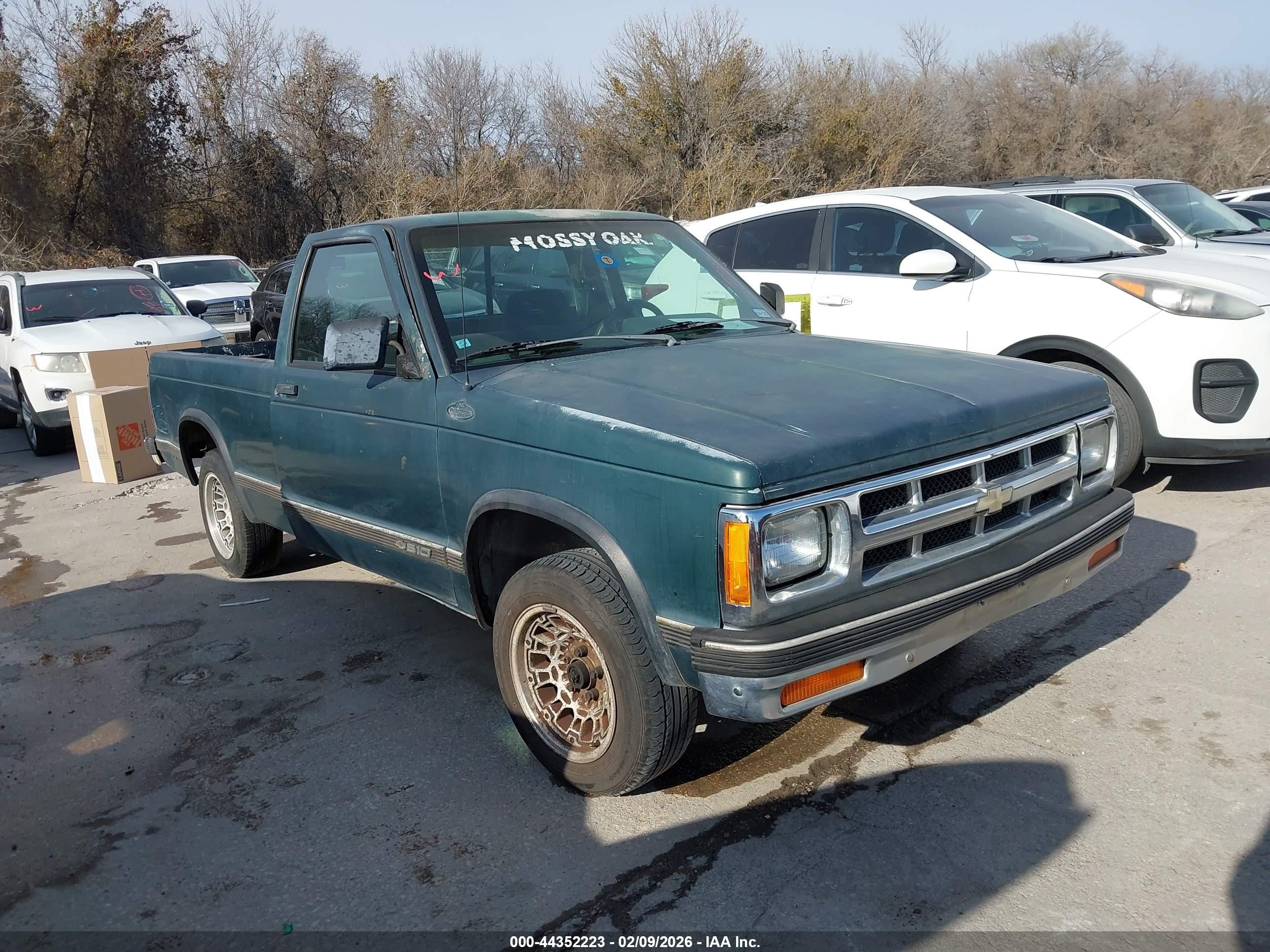 1993 Chevrolet S Truck S10 Green vin: 1GCCS14Z3P0146716
