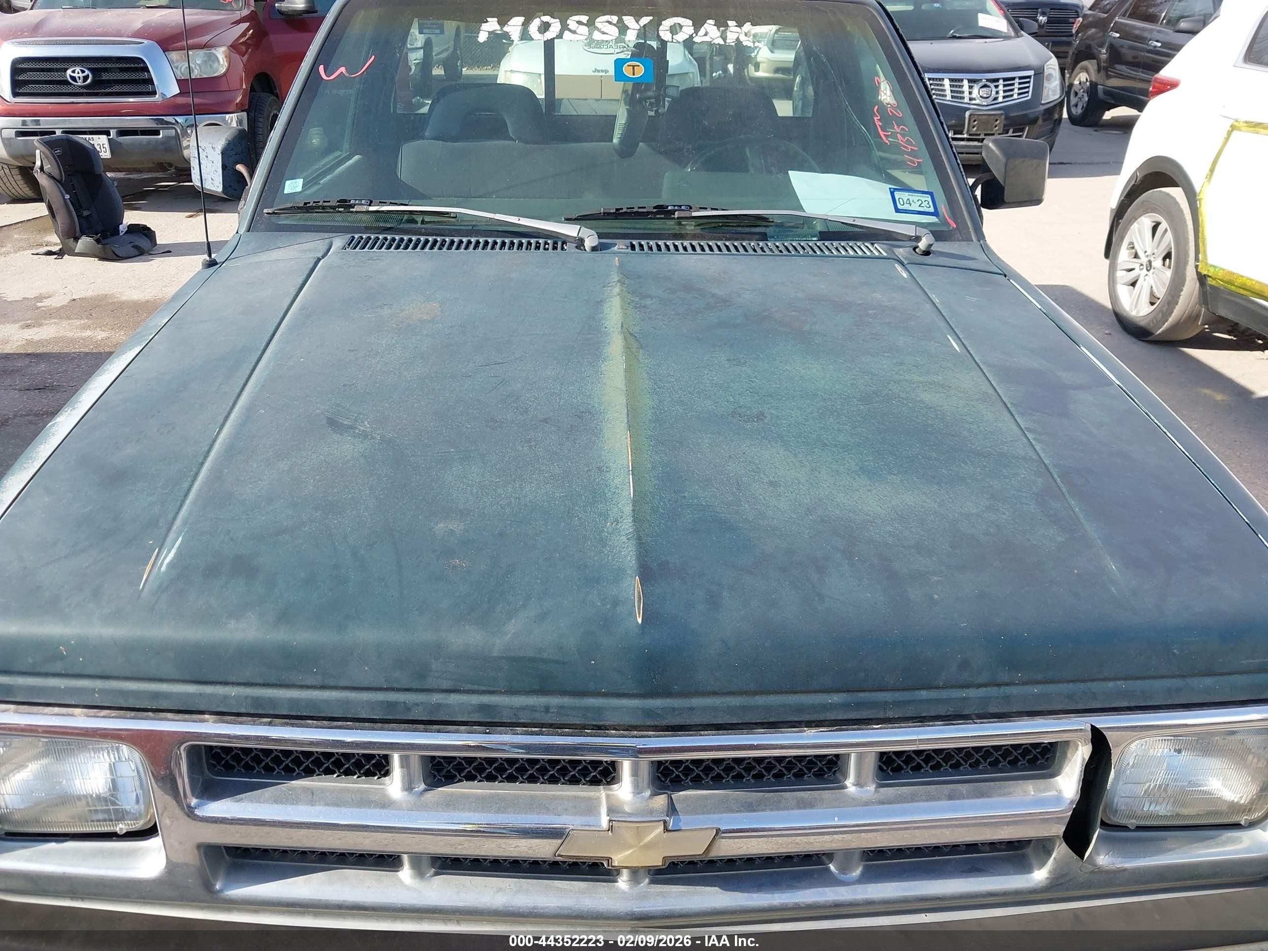 1993 Chevrolet S Truck S10 Green vin: 1GCCS14Z3P0146716