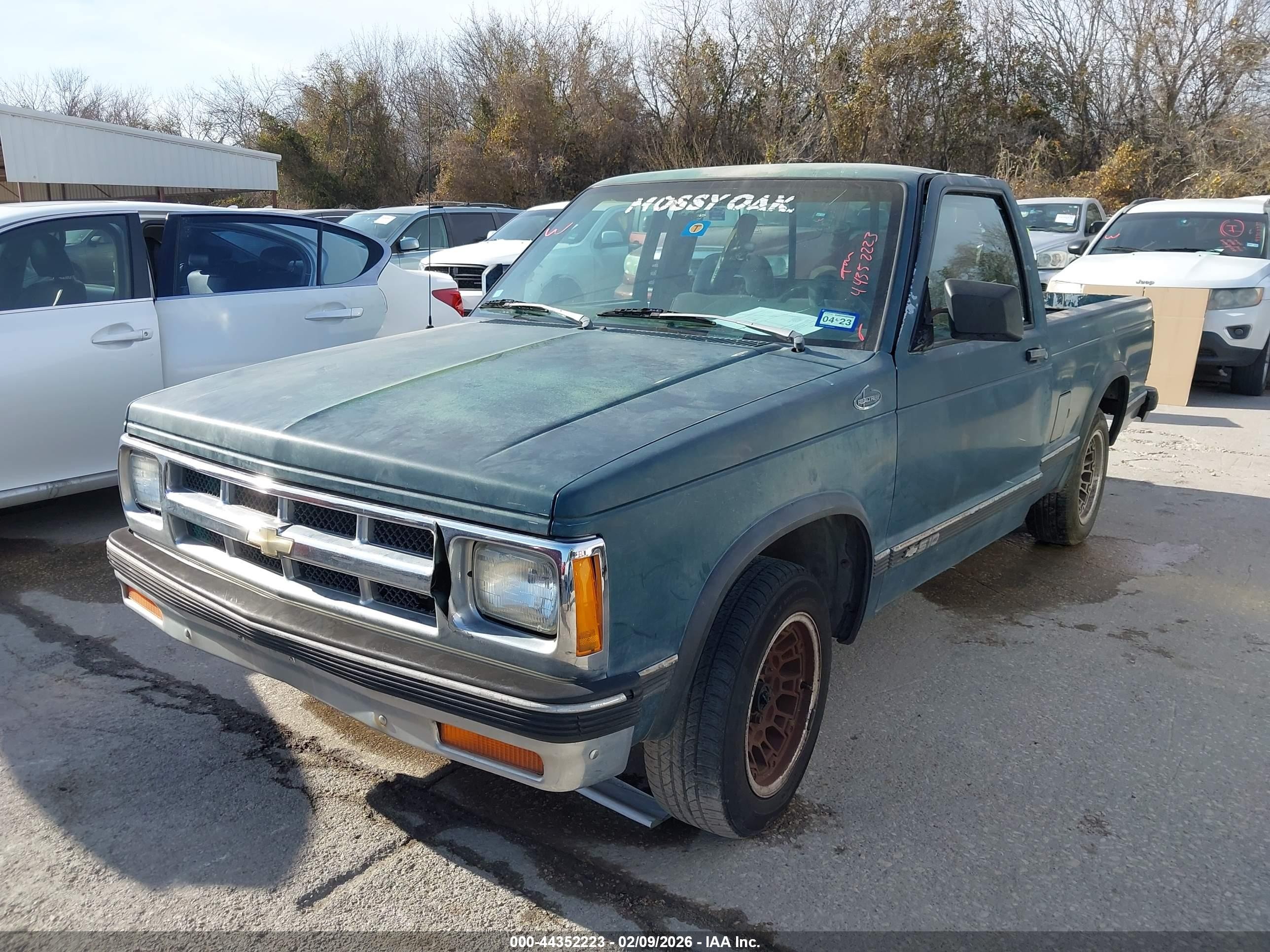 1993 Chevrolet S Truck S10 Green vin: 1GCCS14Z3P0146716