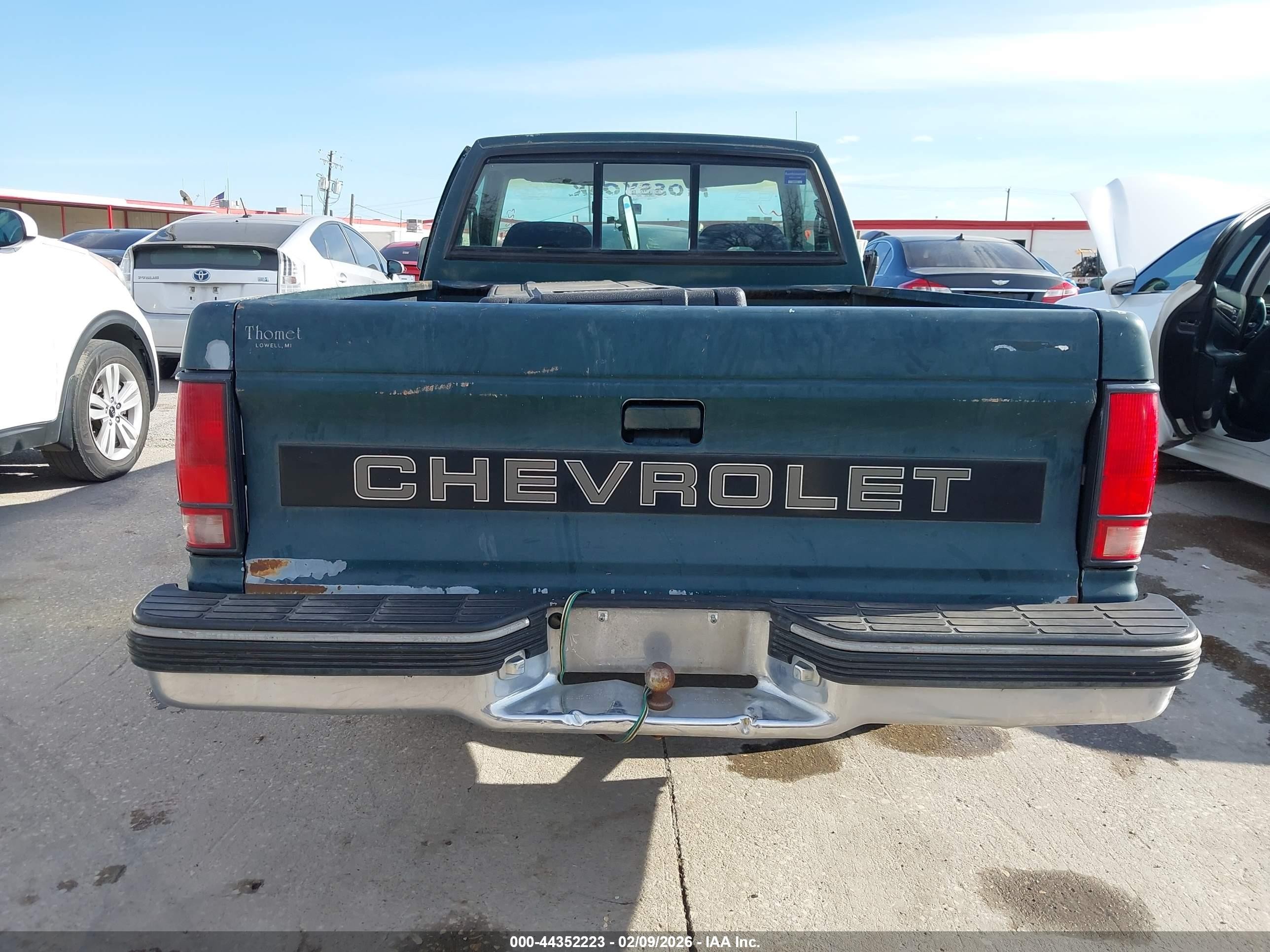 1993 Chevrolet S Truck S10 Green vin: 1GCCS14Z3P0146716