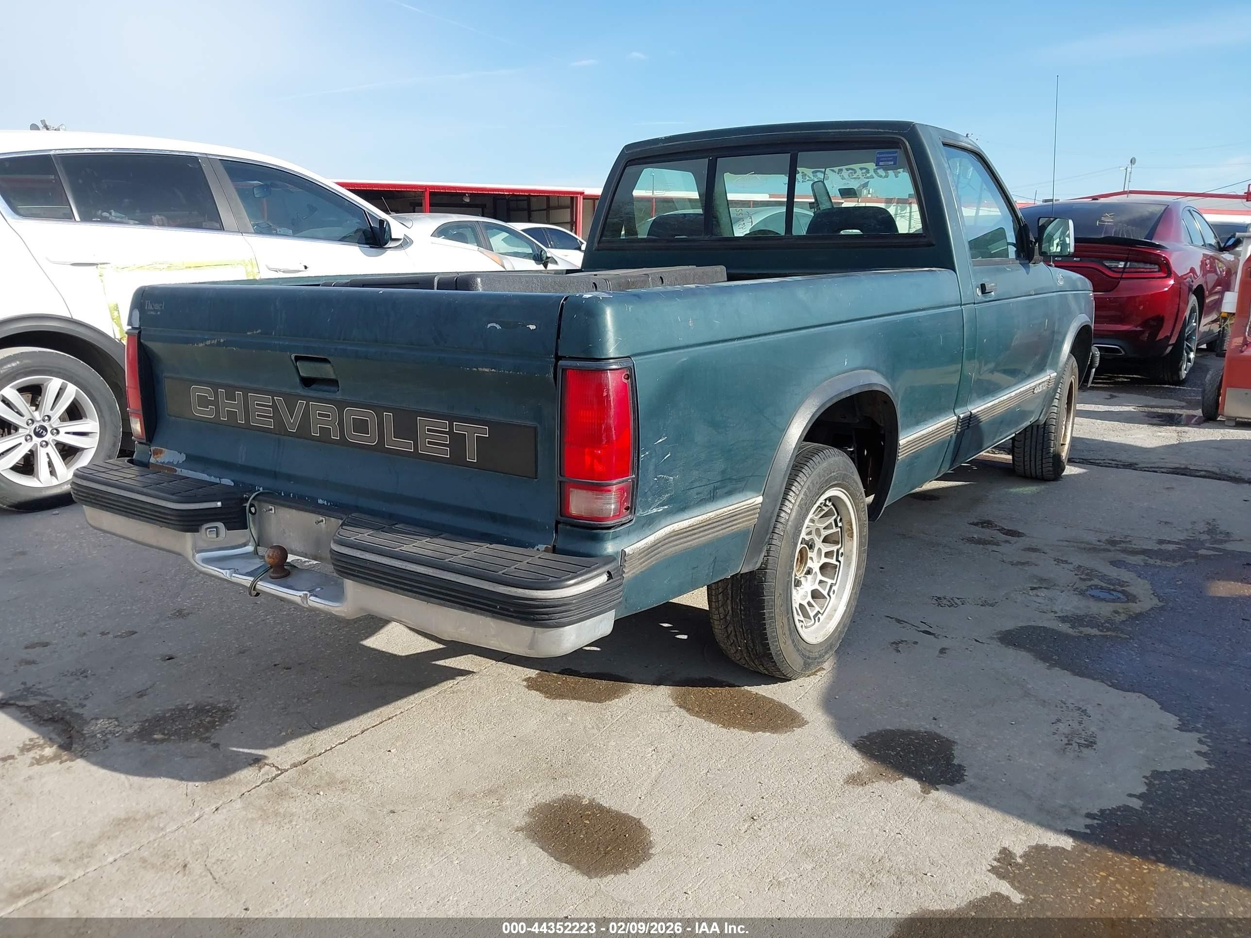 1993 Chevrolet S Truck S10 Green vin: 1GCCS14Z3P0146716